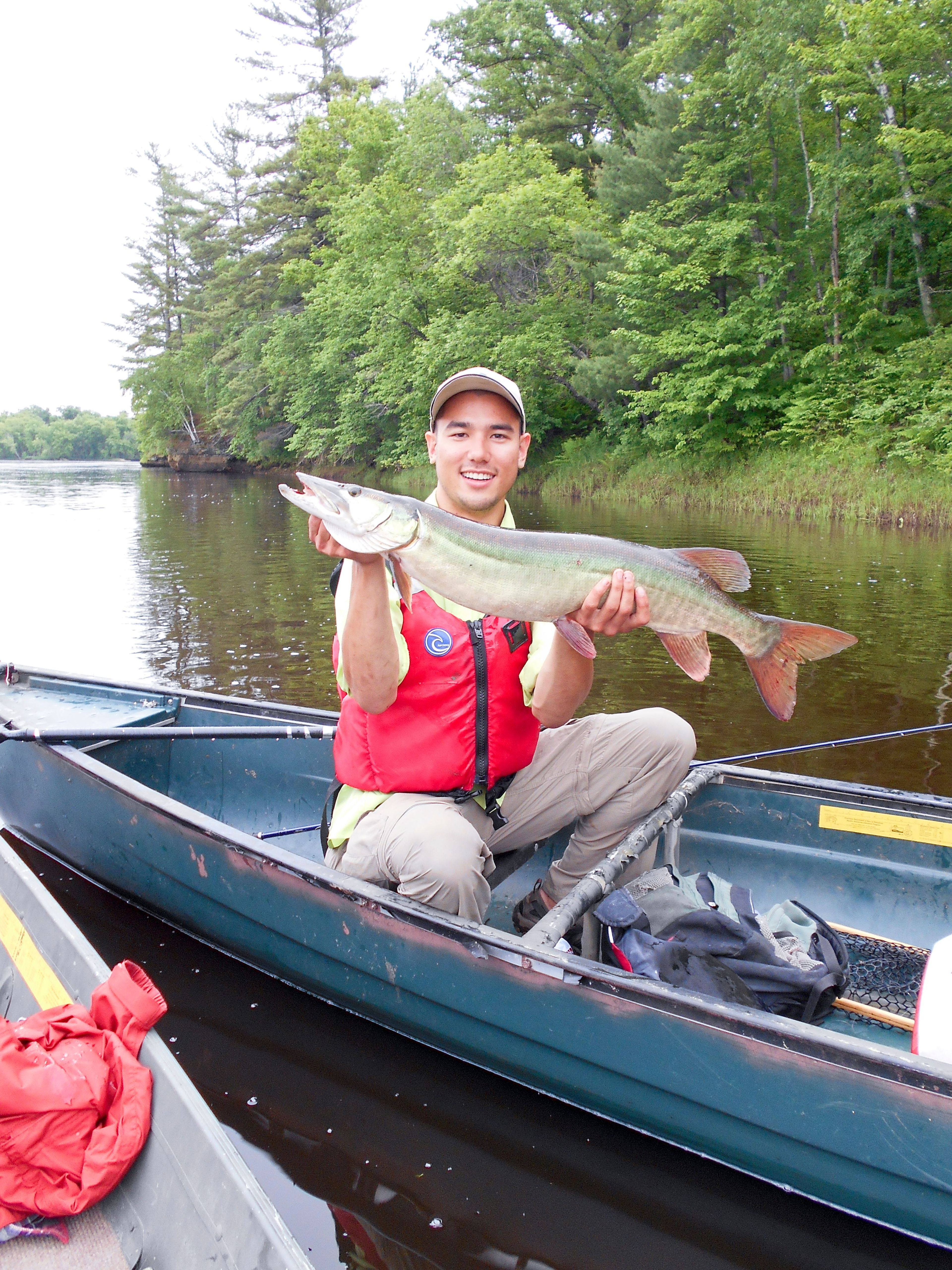 The fishing is spectacular on the St. Croix and Namekagon rivers.