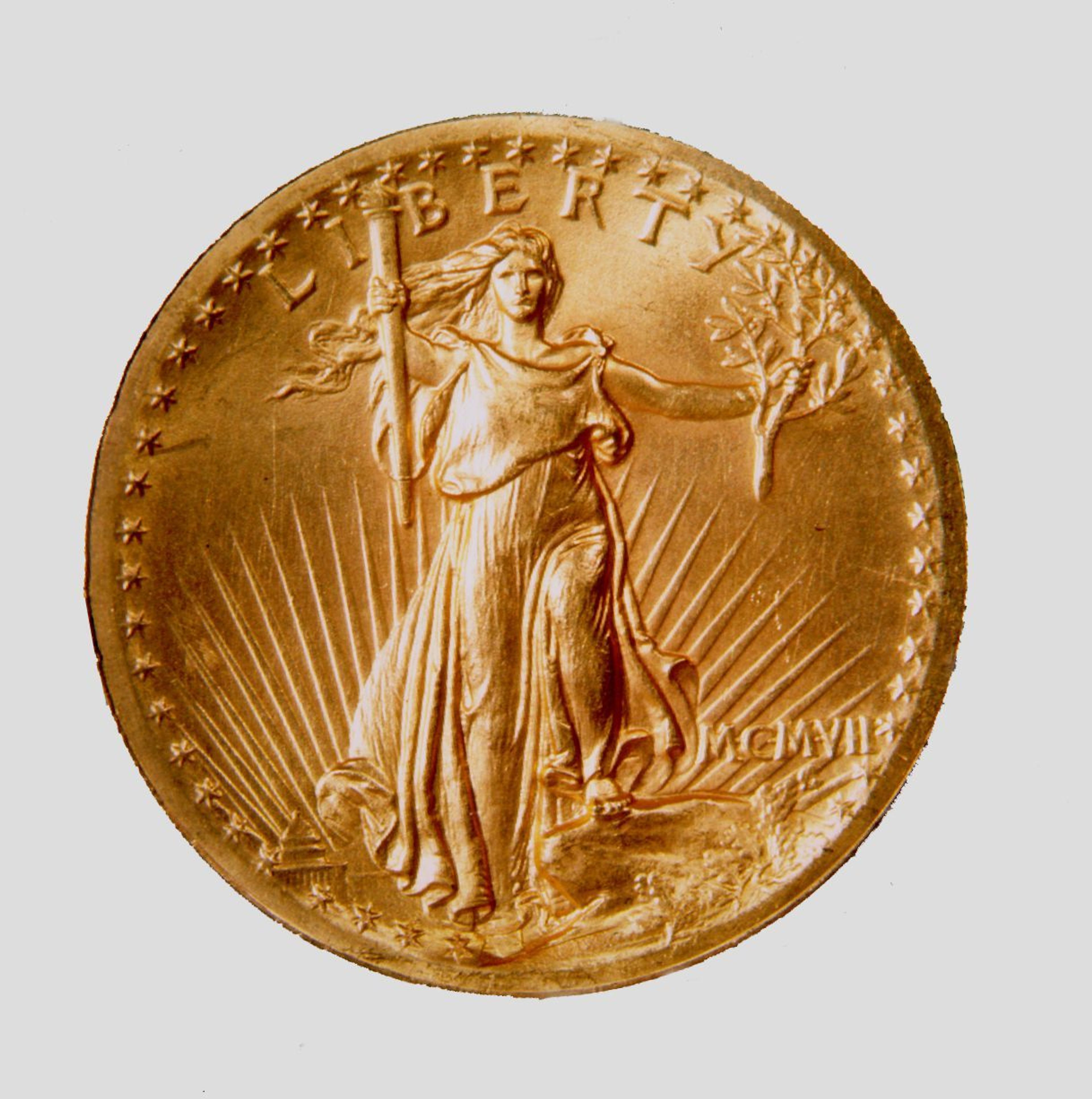 The 20 dollar gold piece Saint-Gaudens designed, is considered the most beautiful American coin ever minted