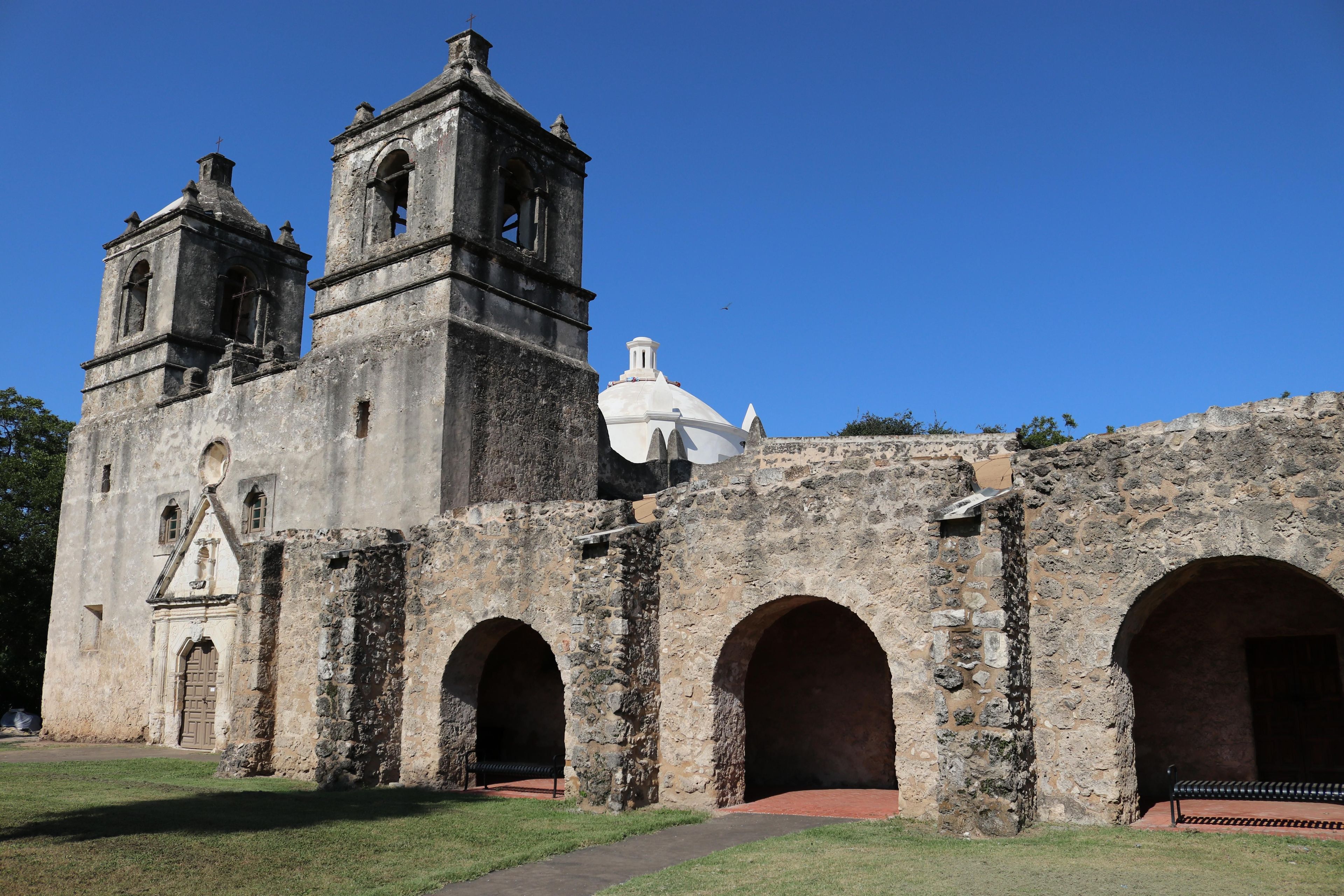 Mission Concepcion is the nation's oldest unrestored stone church.