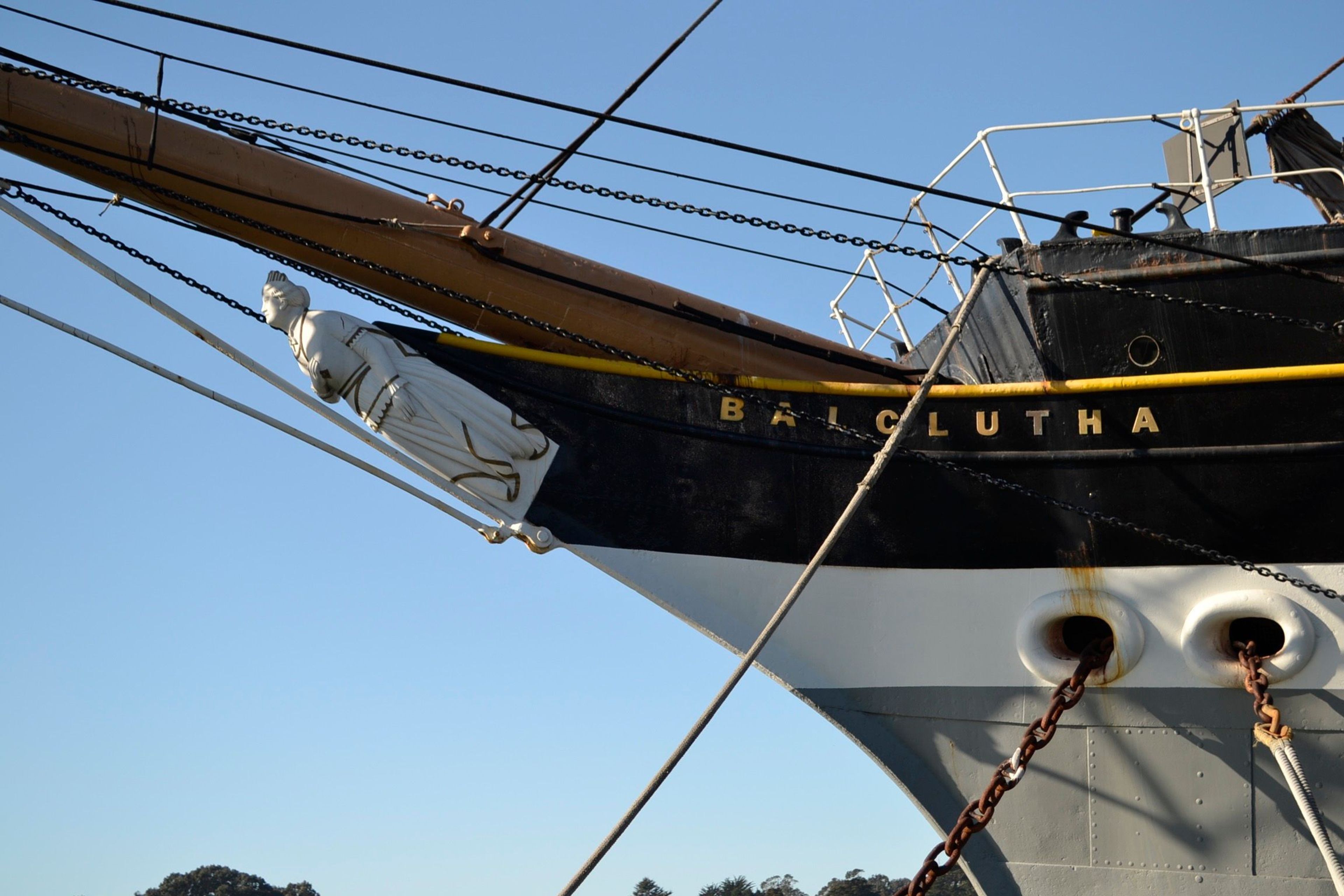 Balclutha's Bowsprit and Figurehead