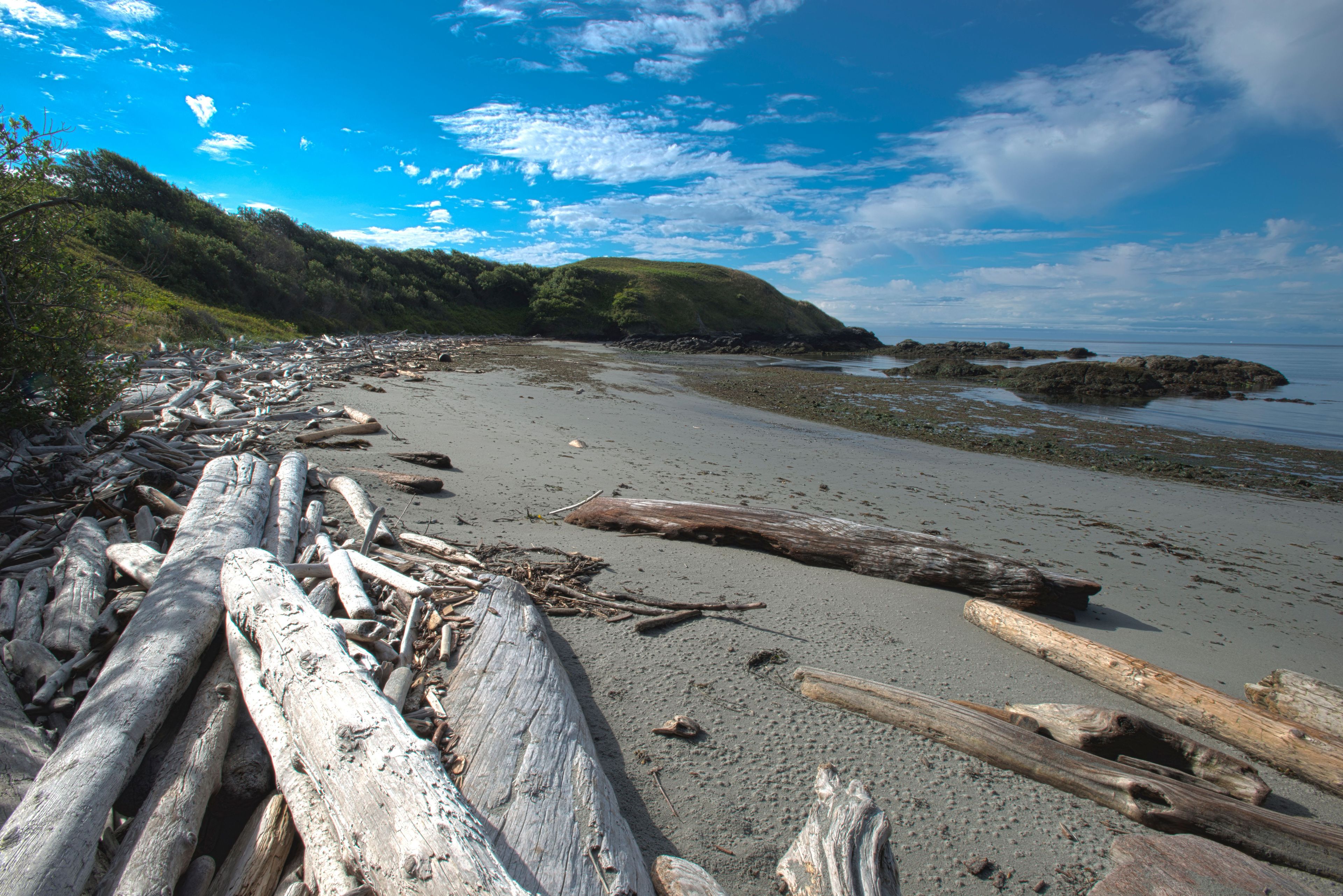 Grandma's Cove is a popular spot for park visitors