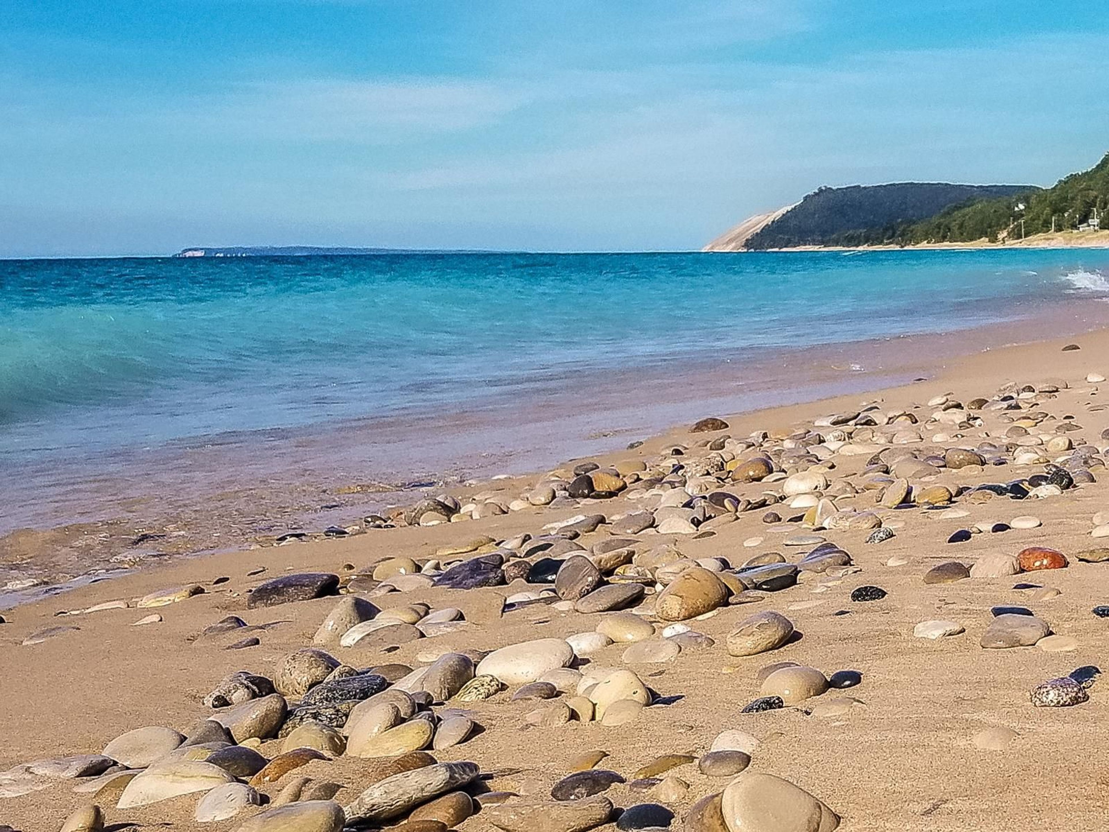 Lake and beach