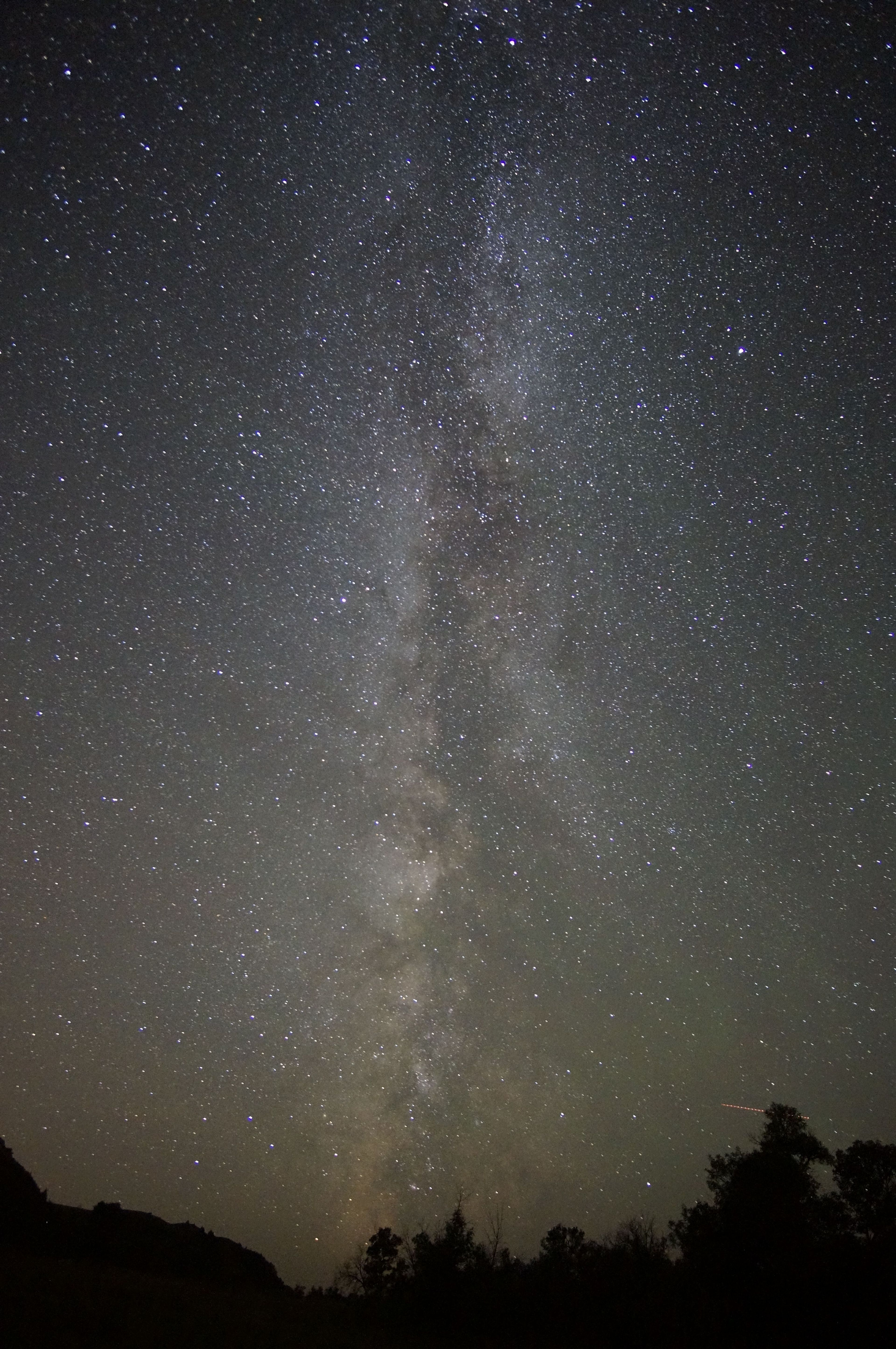 Though light pollution in the area is increasing, the night sky over Theodore Roosevelt National Park remains beautiful and inspiring.