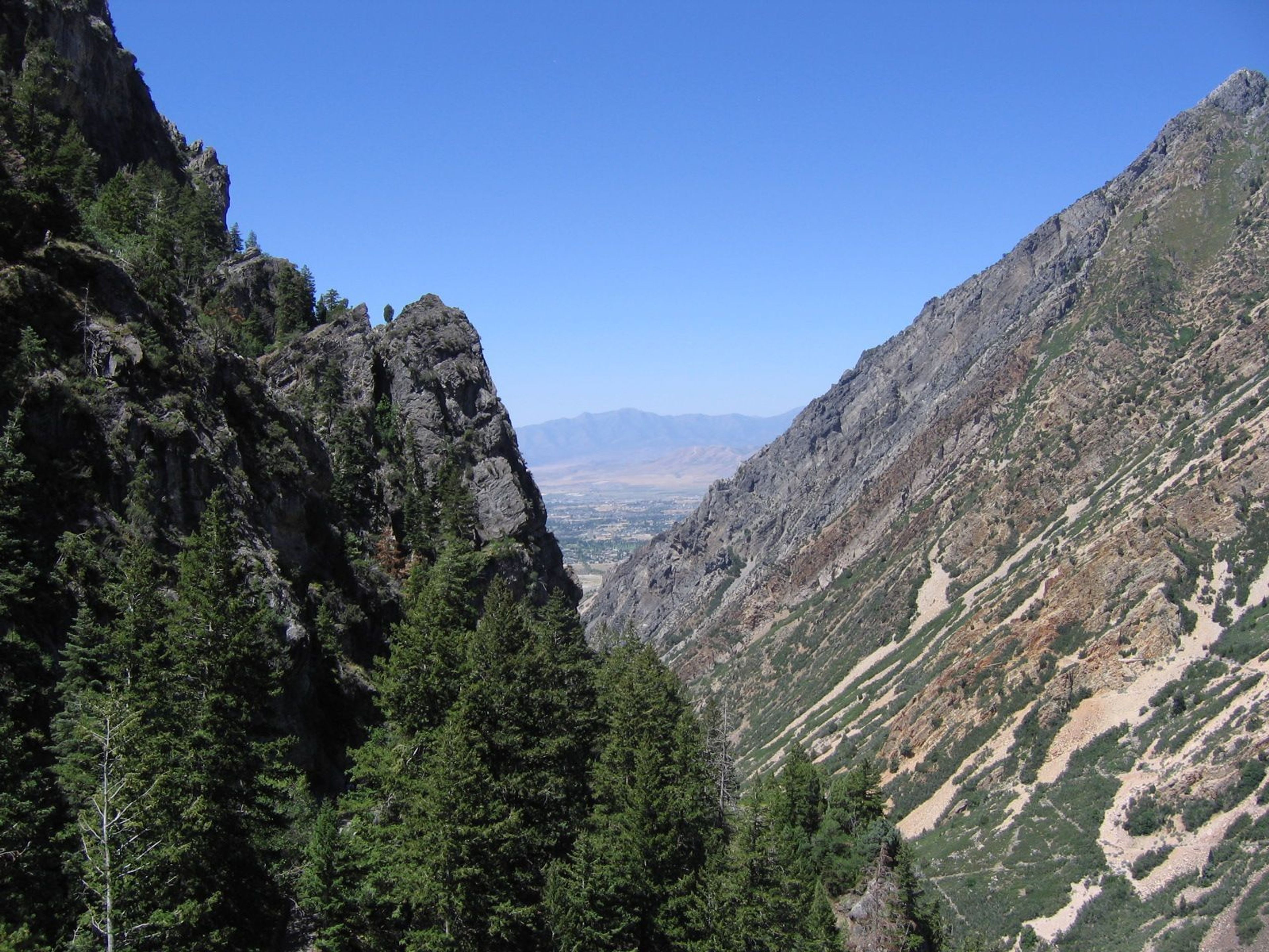 The scenic view from the trail to the caves is one people often remember.