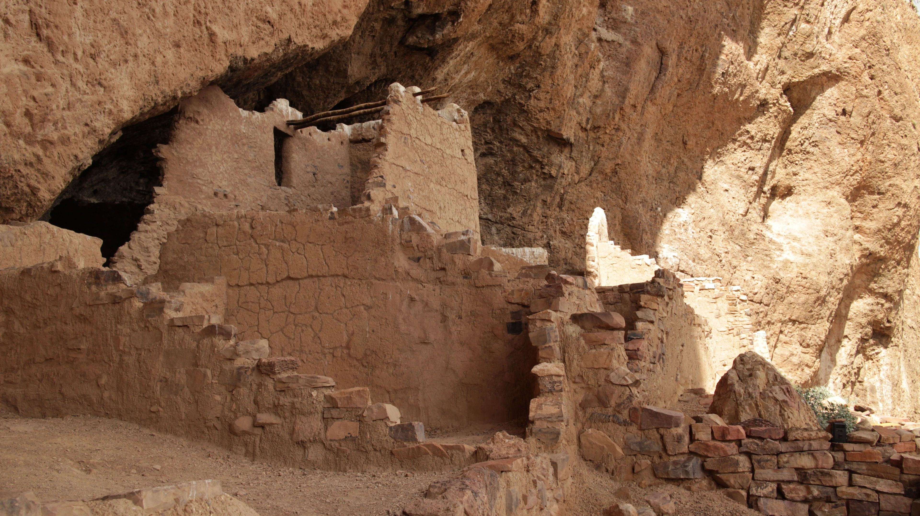 Front view of the Upper Cliff Dwelling.