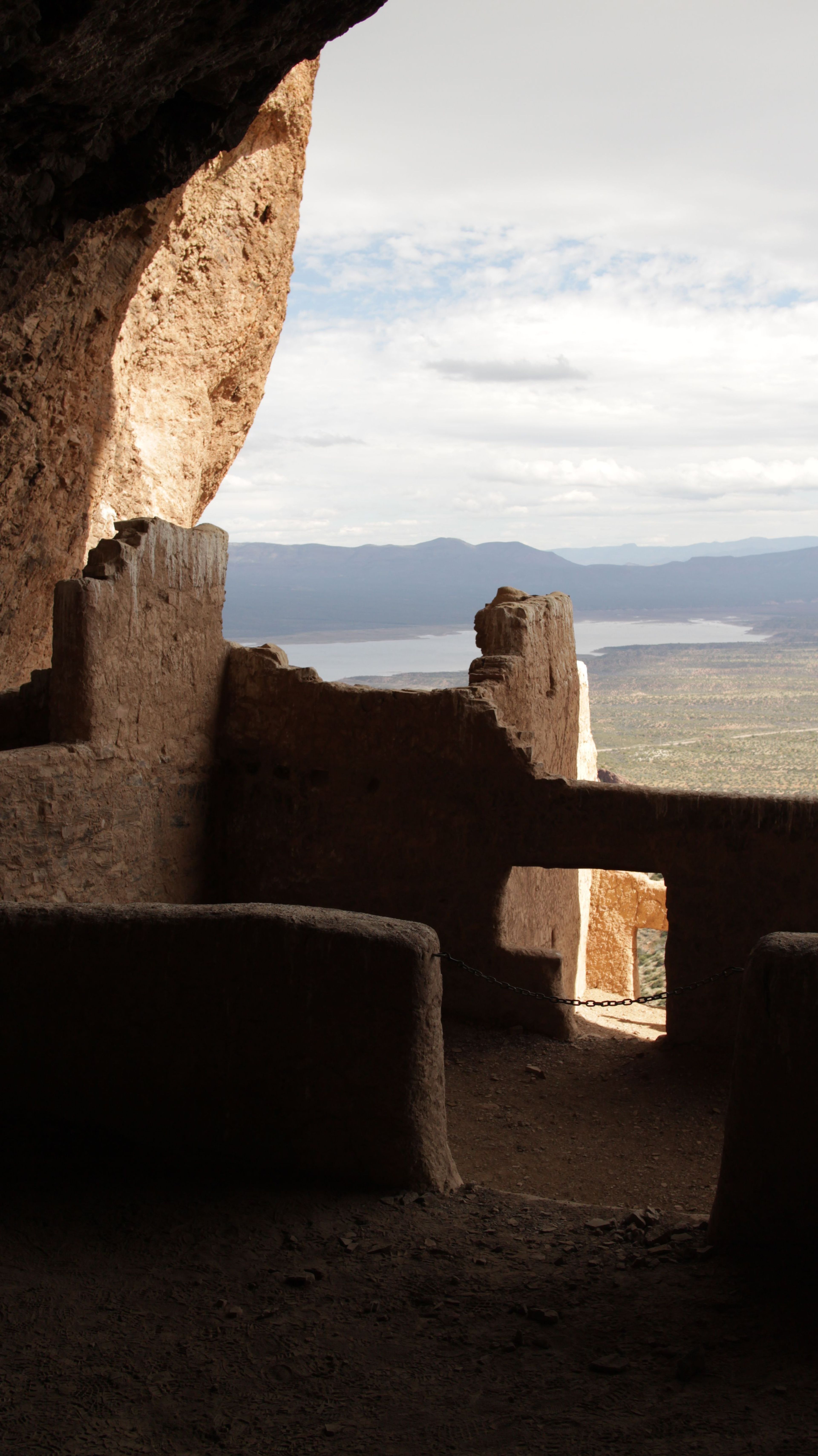 The view from the back of the Upper Cliff Dwelling.