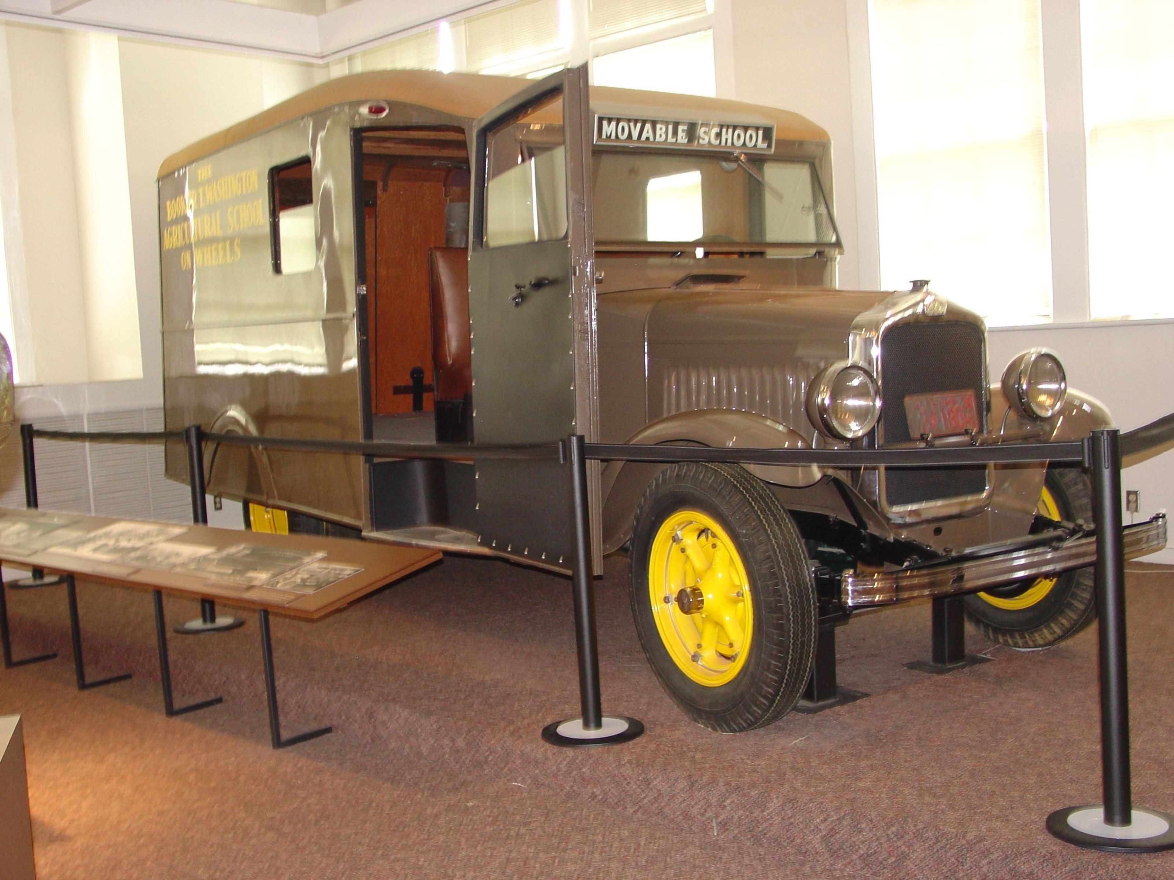 Many are amazed to see the last Movable School that was used by Dr. George W. Carver to bring education to the rural communities surrounding Tuskegee