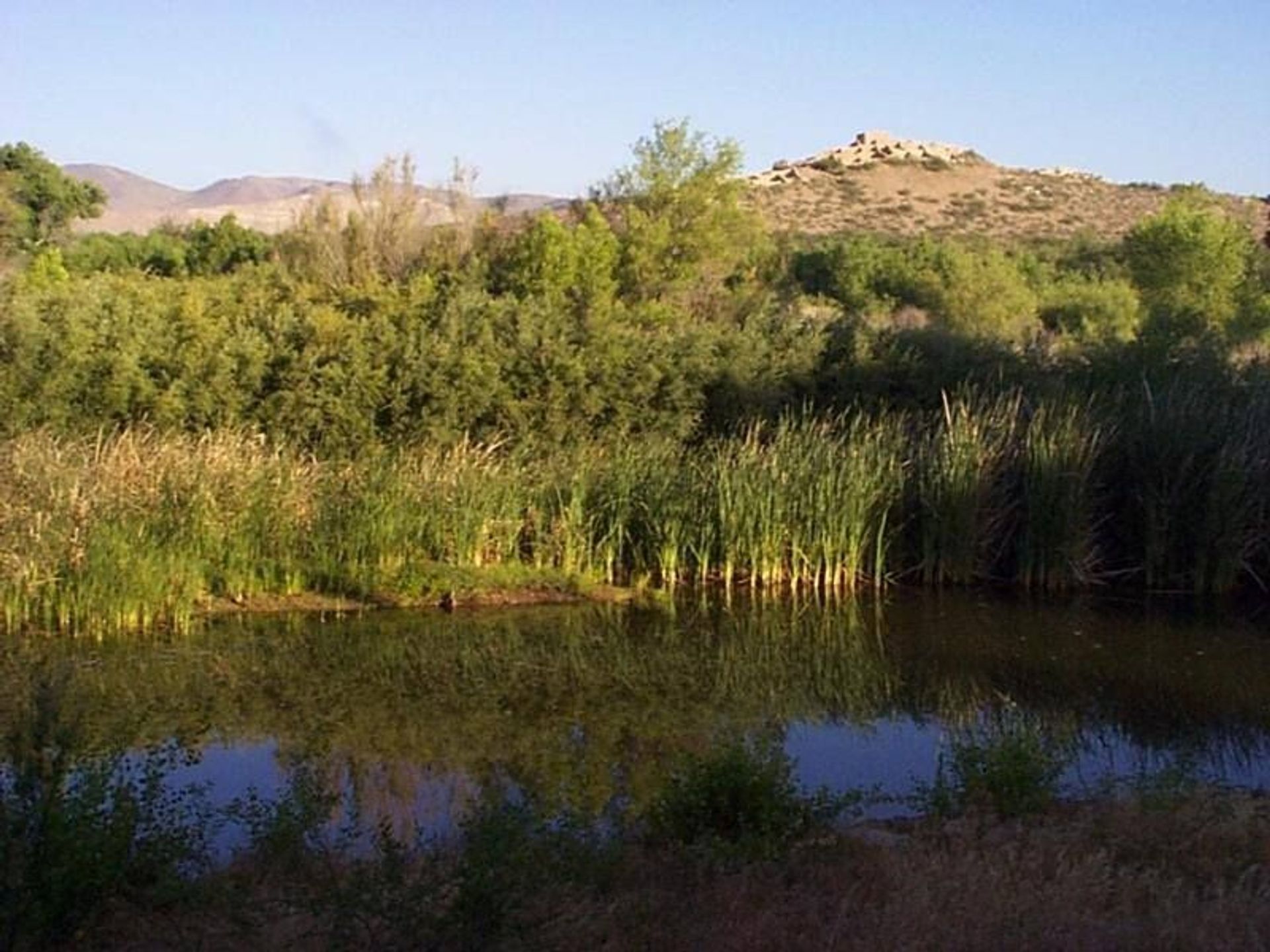 Tuzigoot Pueblo sits on a hilltop above an area perfect for farming. Tavasci Marsh provides water and other resources.