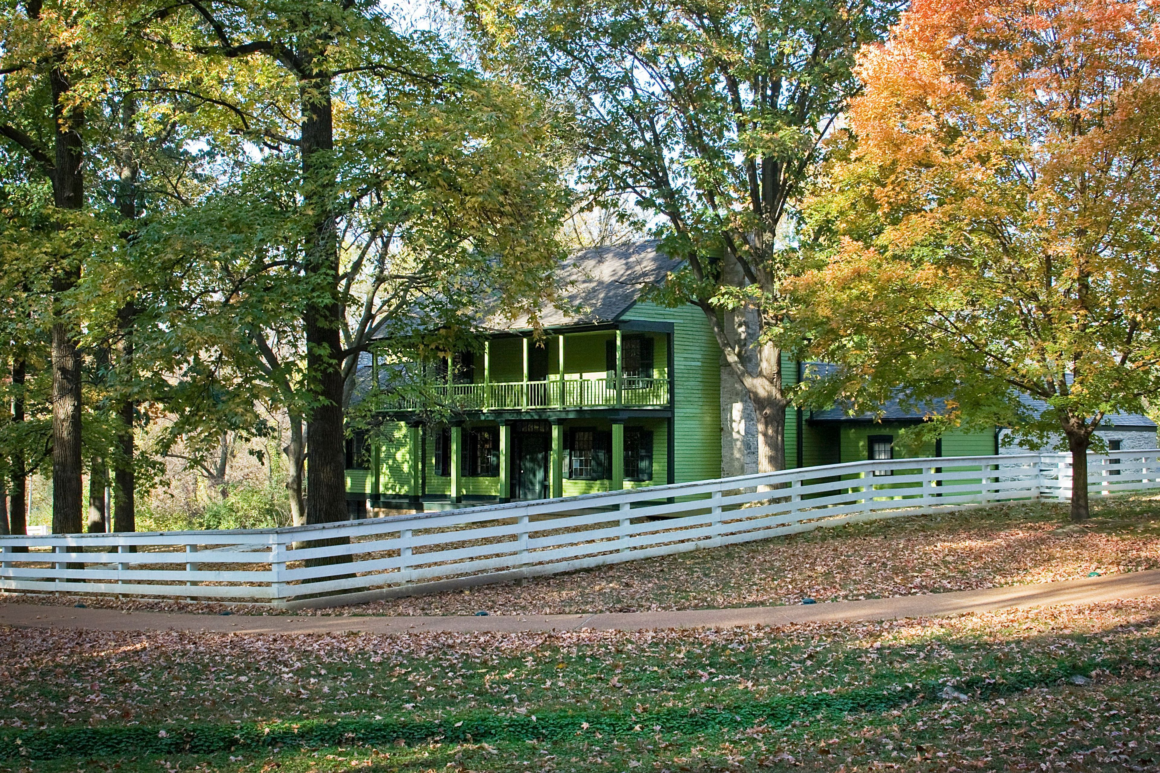 White Haven is picturesque in all seasons, but in the fall the trees are especially beautiful.