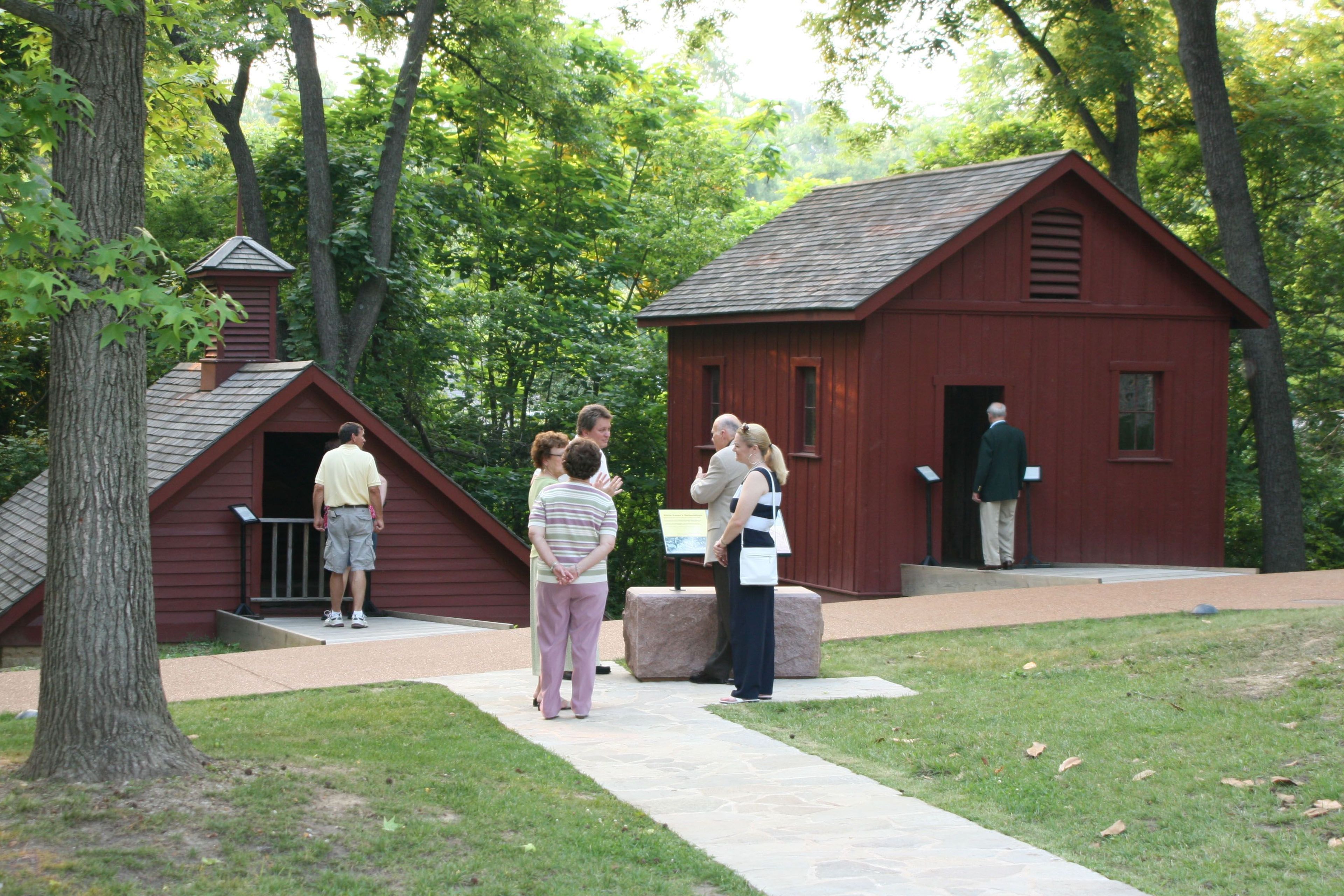 Ice house and chicken house behind the main house.