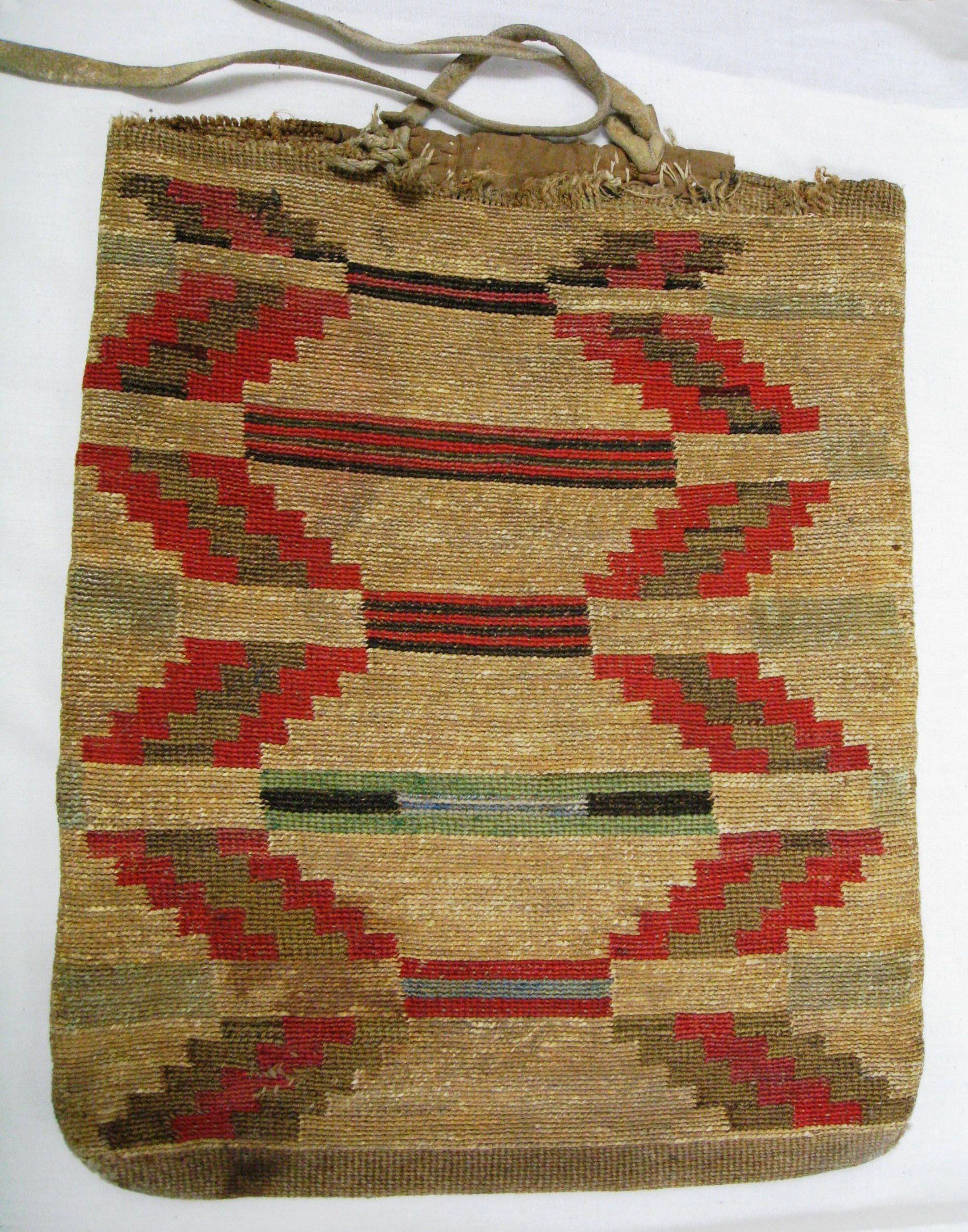 Traditional Cayuse Cornhusk Bag