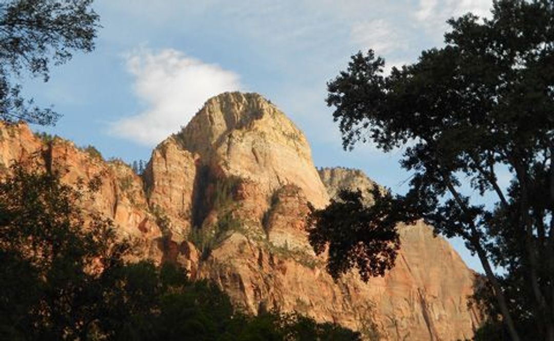 The Mountain of the Sun in Zion Canyon.