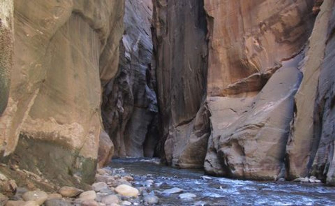 The Zion Narrows is a challenging wilderness experience.