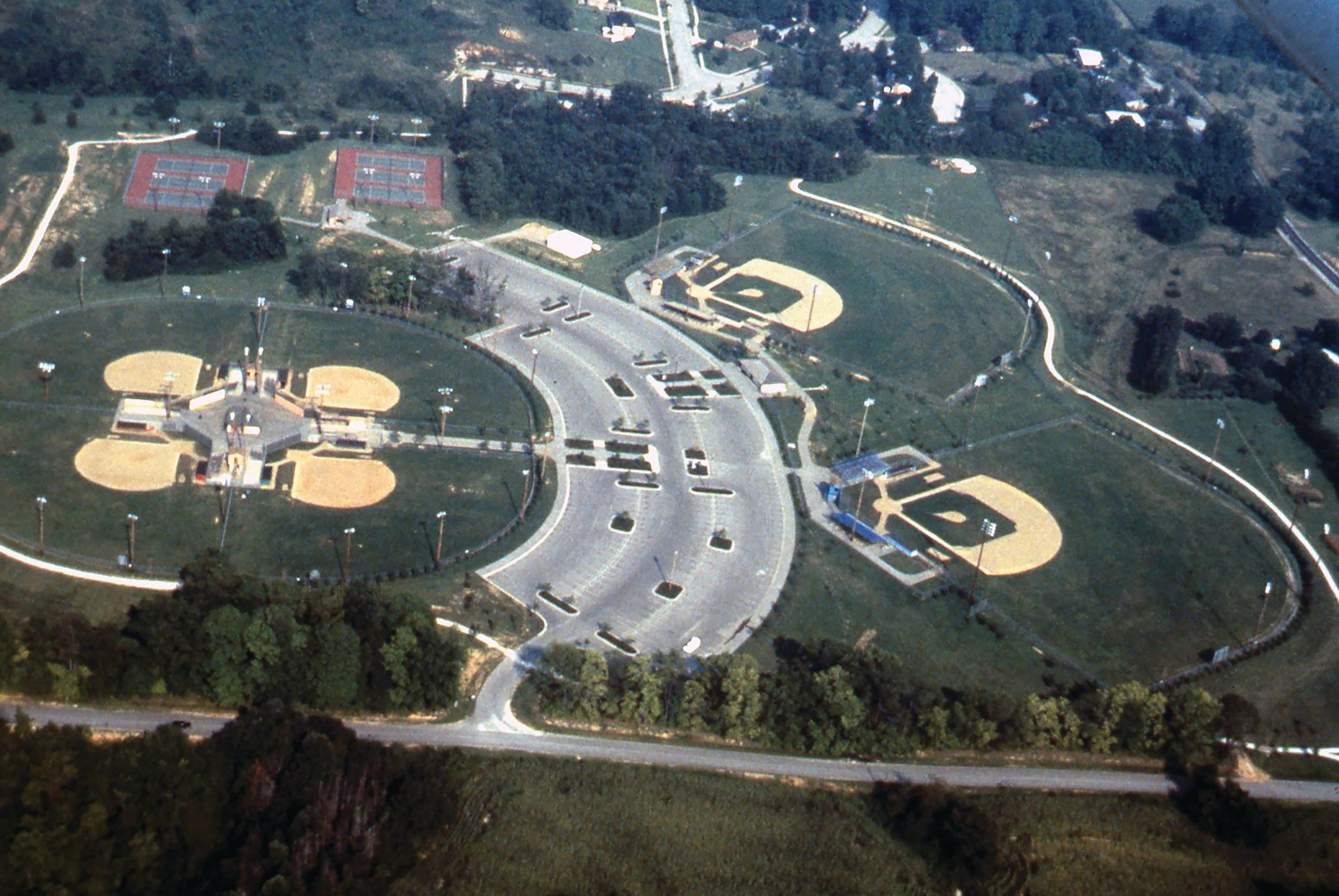 Aerial view of Winslow Sports Complex