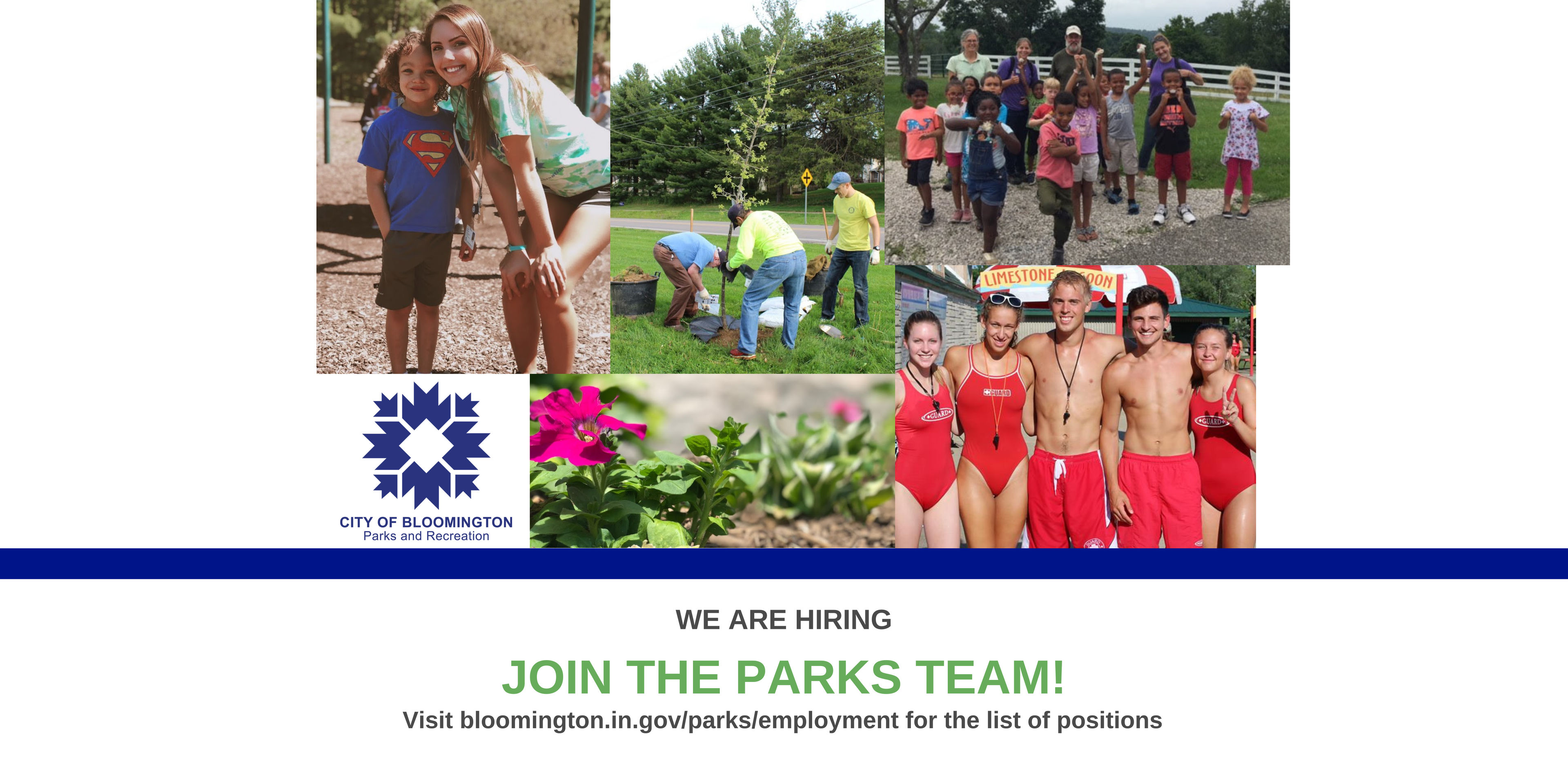 City of Bloomington Parks and Recreation Job Posting