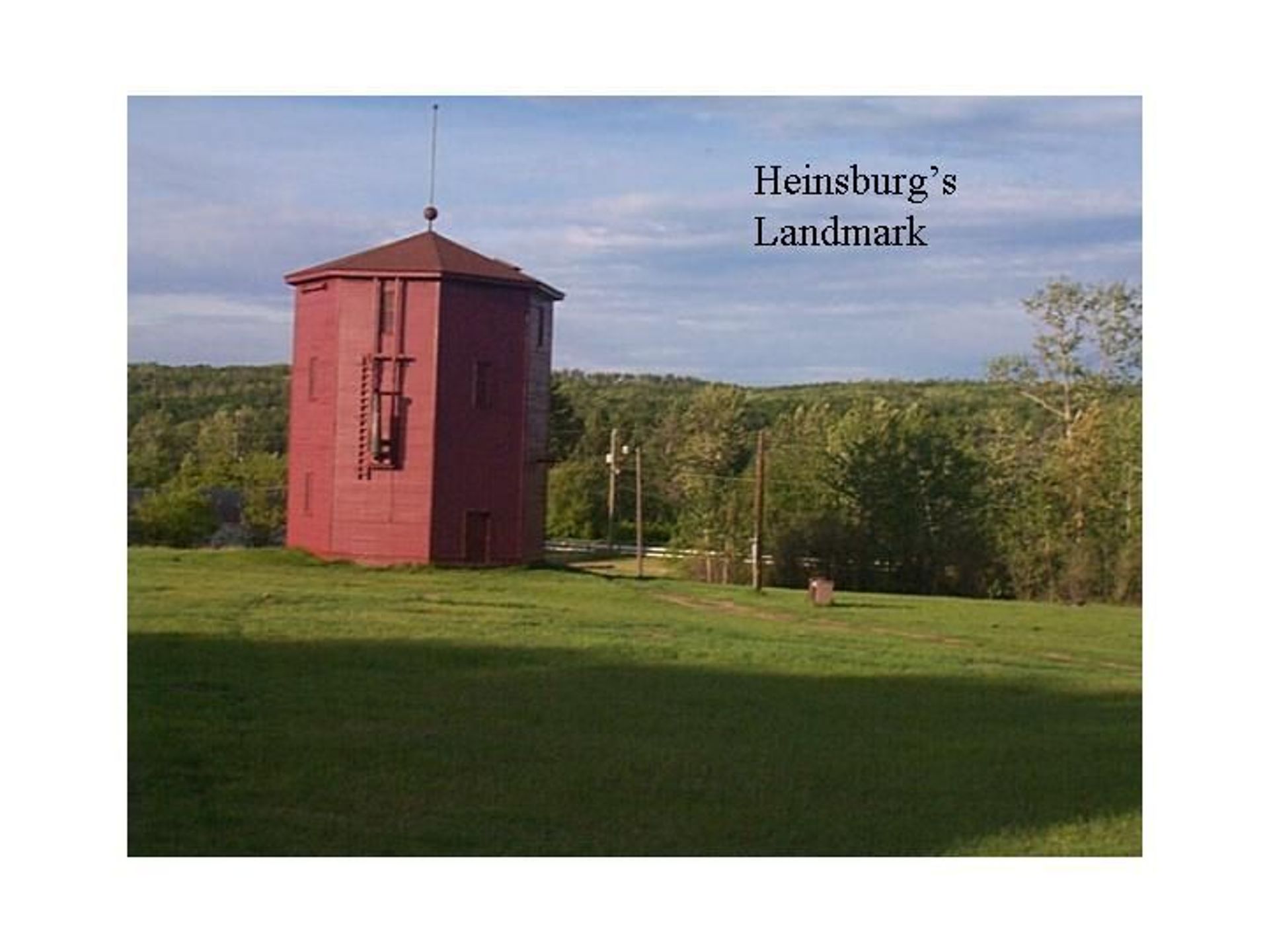 Heinsburg Water Tower, the last freestanding enclosed water tower in Alberta