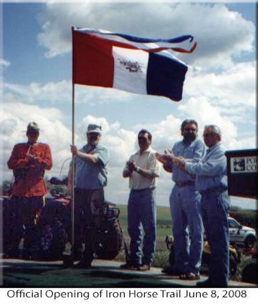 Official Opening of Alberta's Iron Horse Trail on June 8, 2008