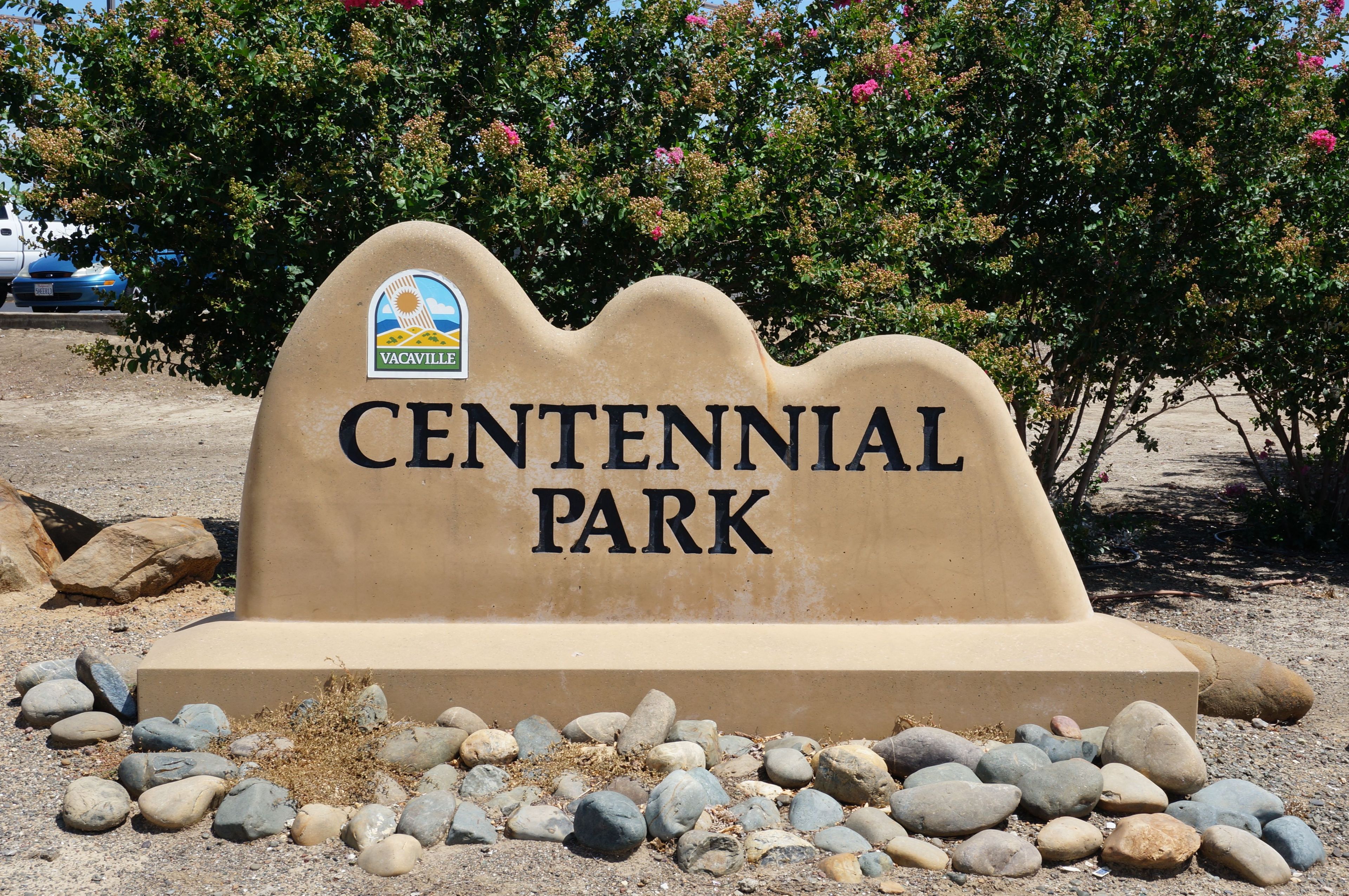 Centennial Park sign