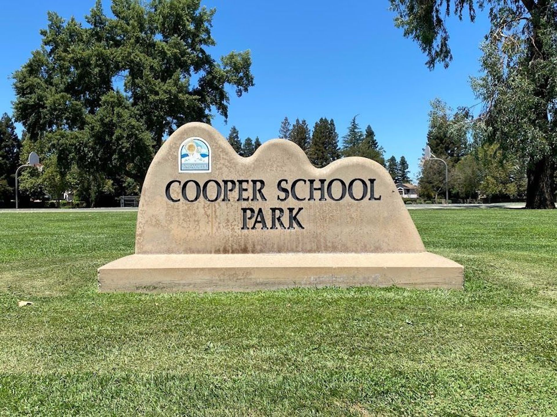 Cooper School sign