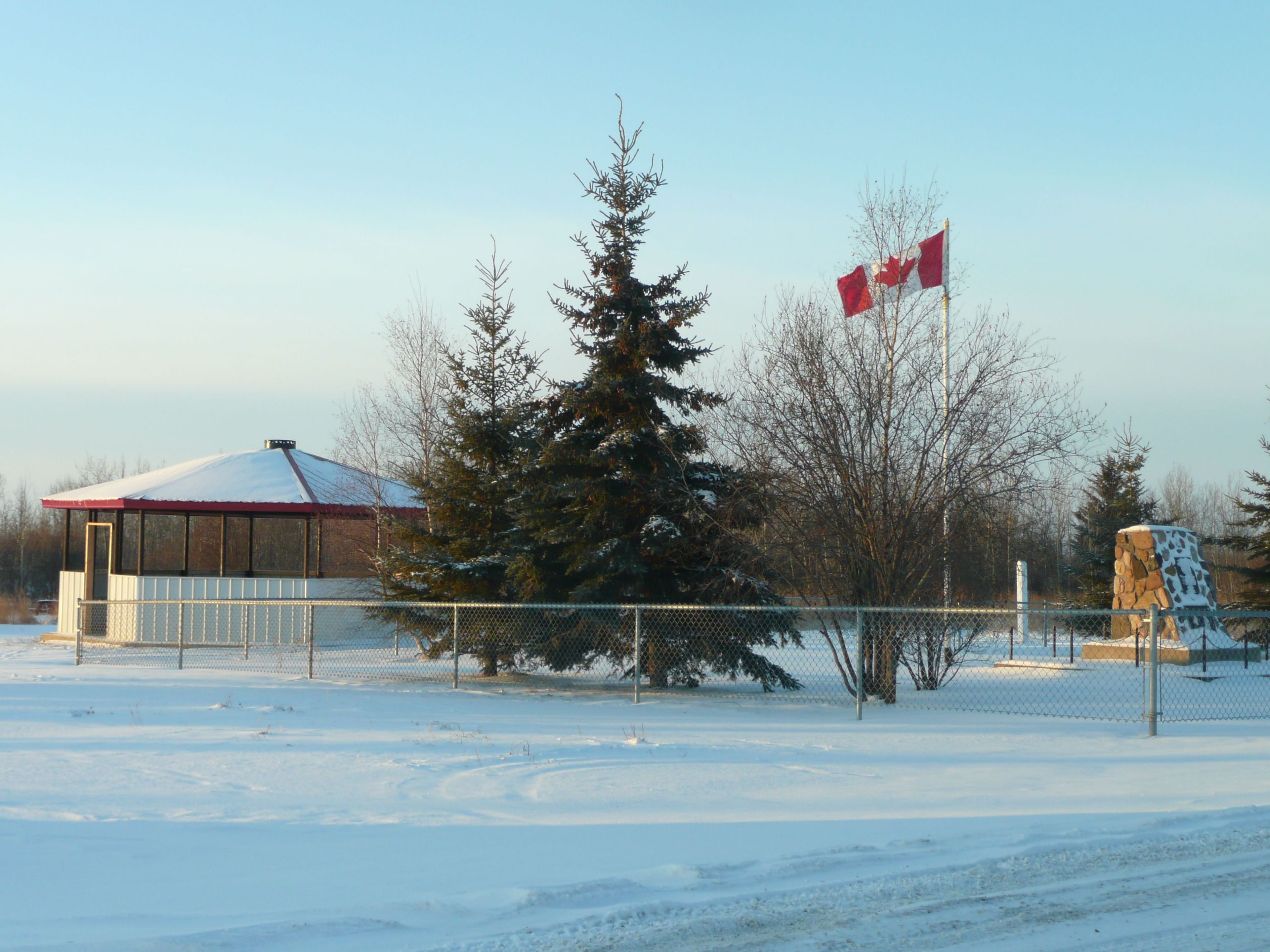 Ashmont Gazebo in Staging Area next to Legion Cenotaph in 2007