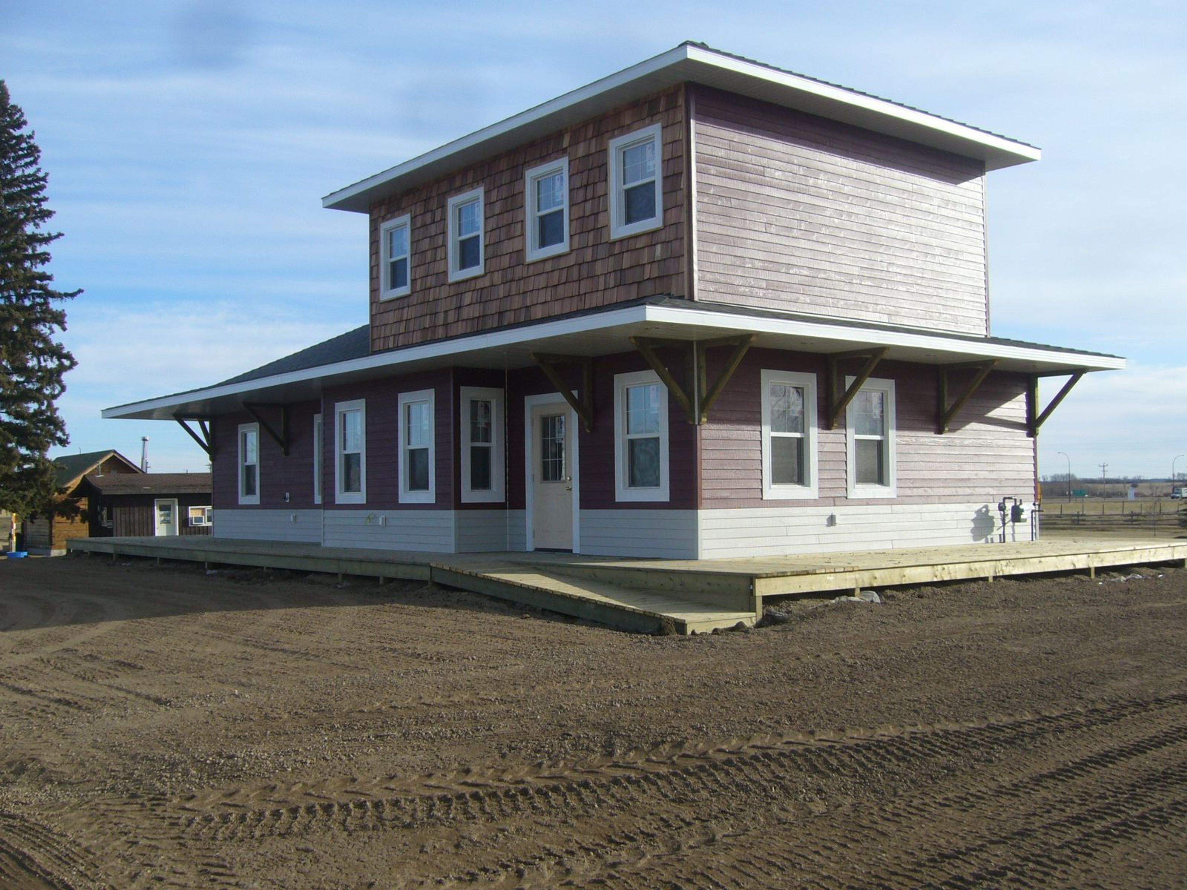 Elk Point's Eco Centre ( a replica of the original train station)