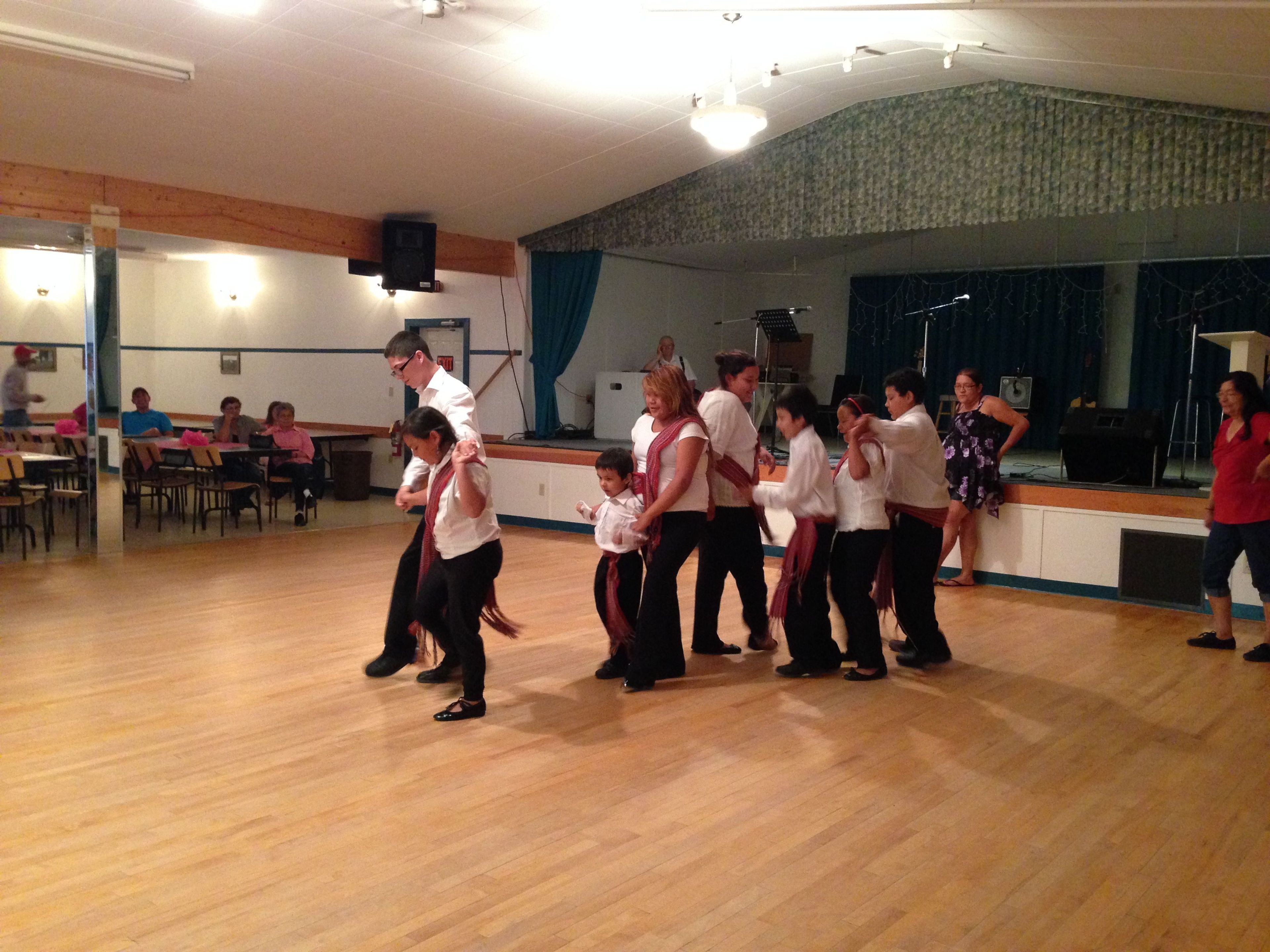 Some old time dancing at the Heinsburg Community Center