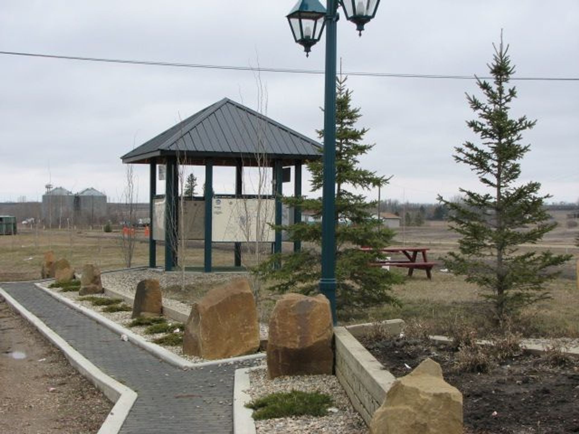 Smoky Lake Trail Kiosk in 2007