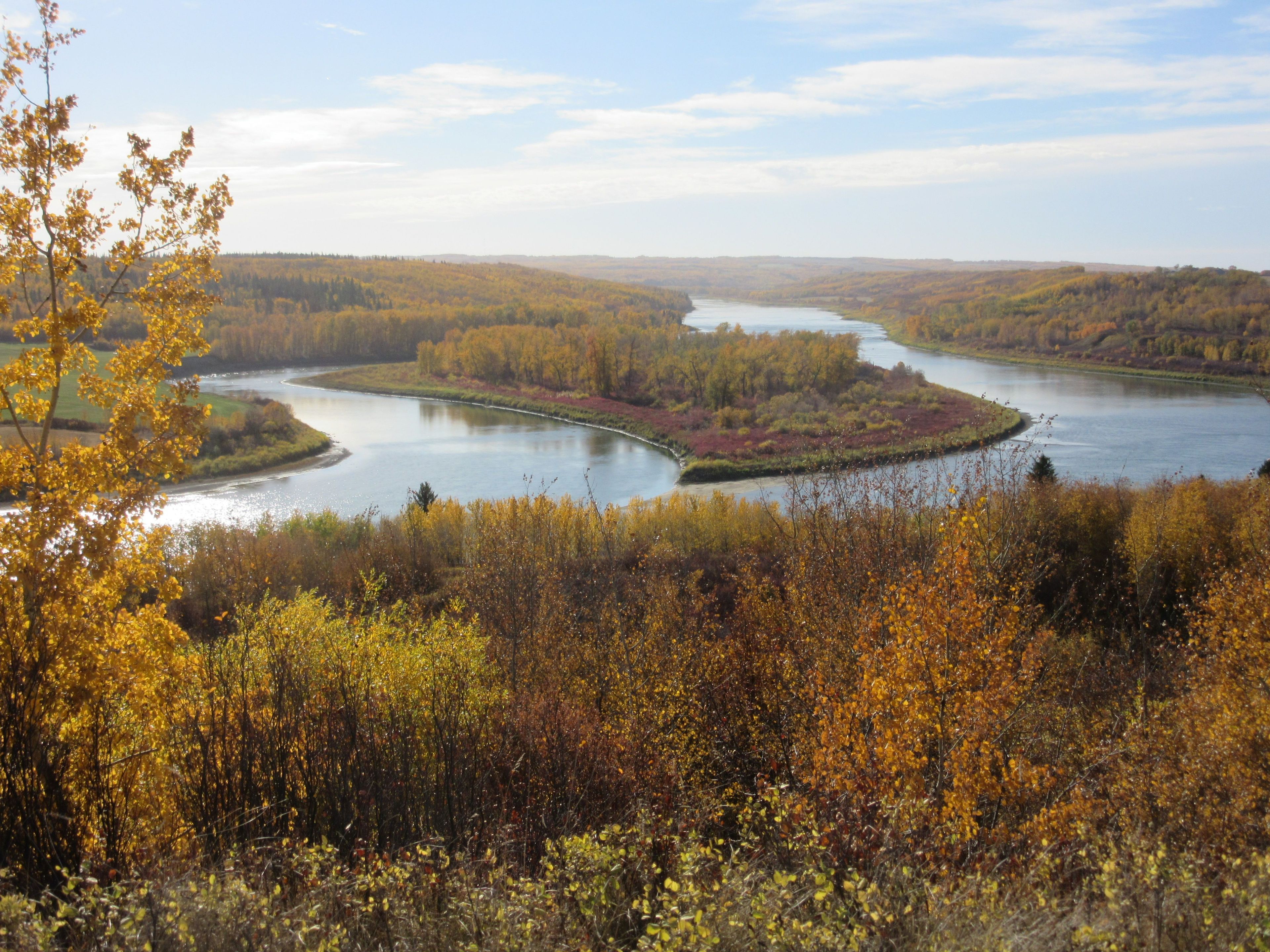 View from hilltop along the Iron Horse Trail in mid September