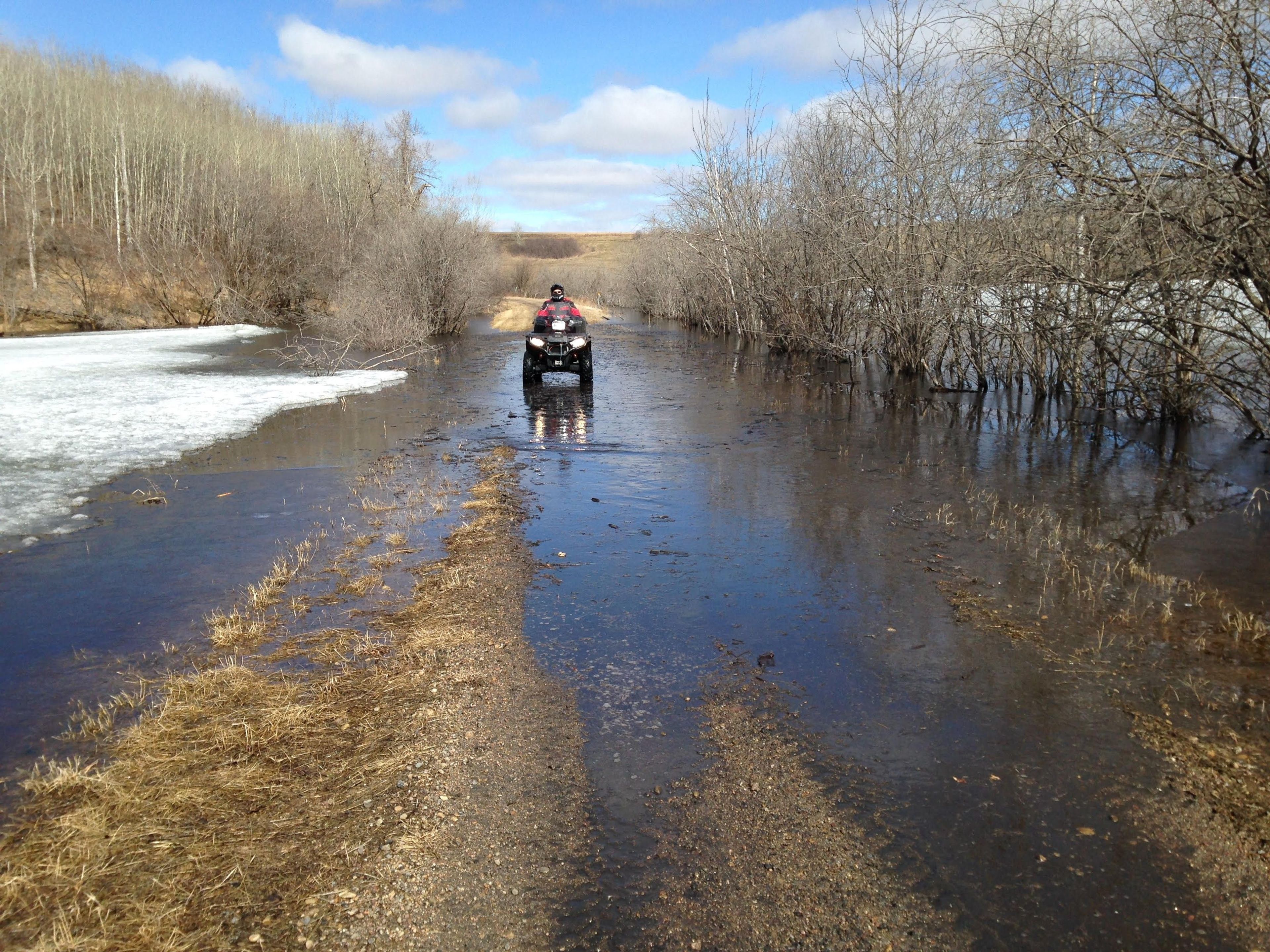 Water Flooding Trail in 2019 near Pomerlauea's 