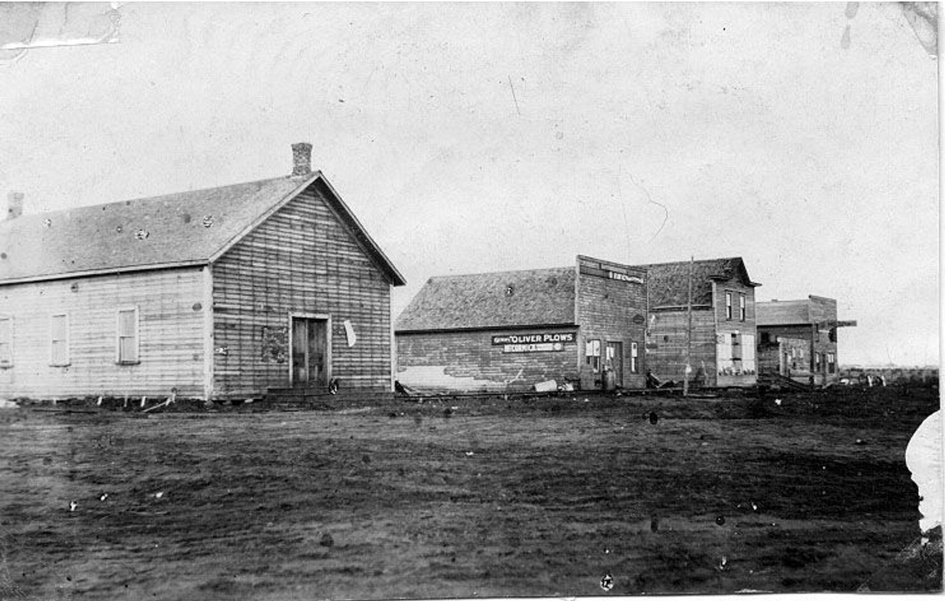 Elk Point Main Street 1917 (near Hwy 41 and 50 Ave)