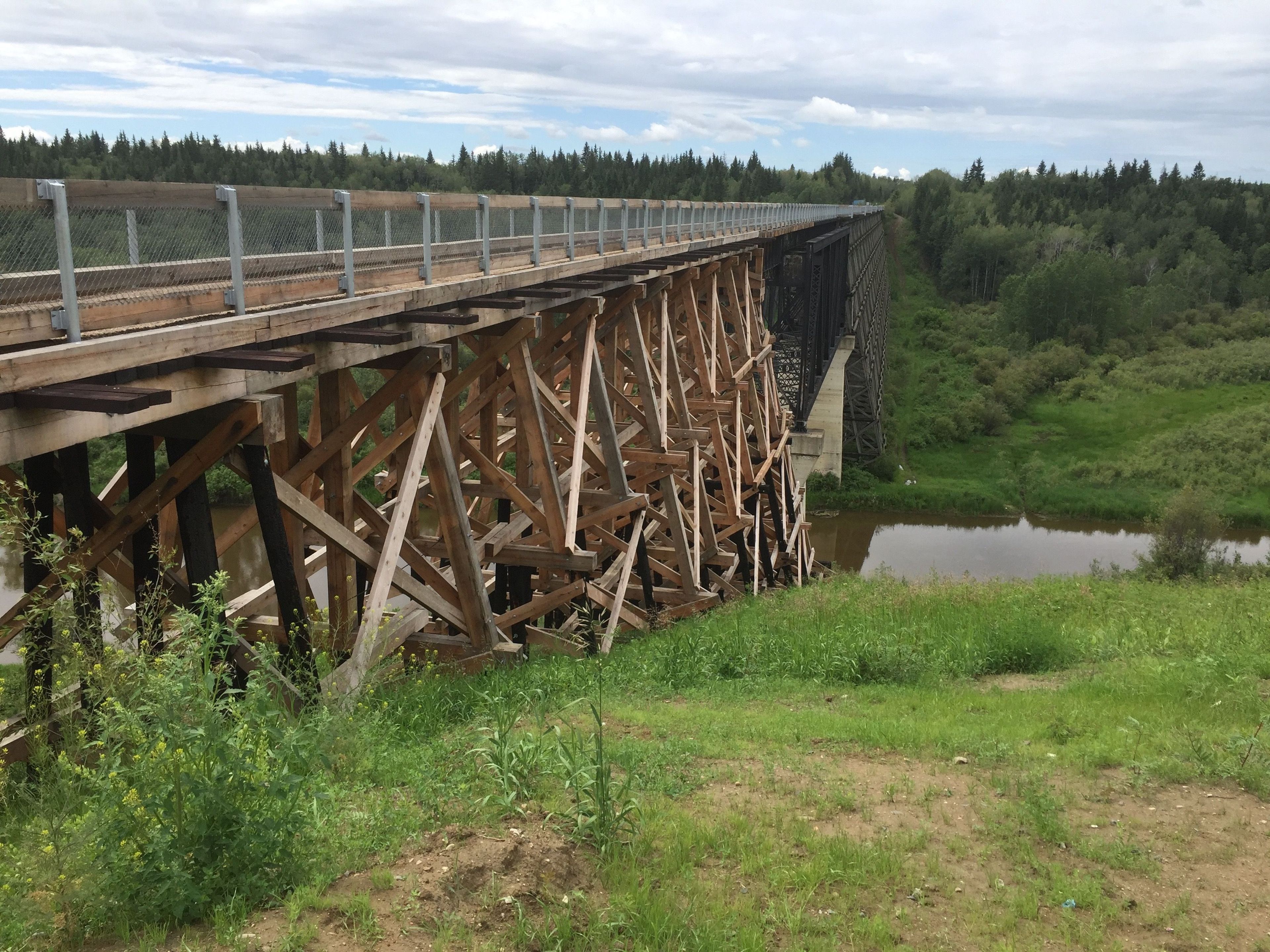 The rebuilt trestle 2015