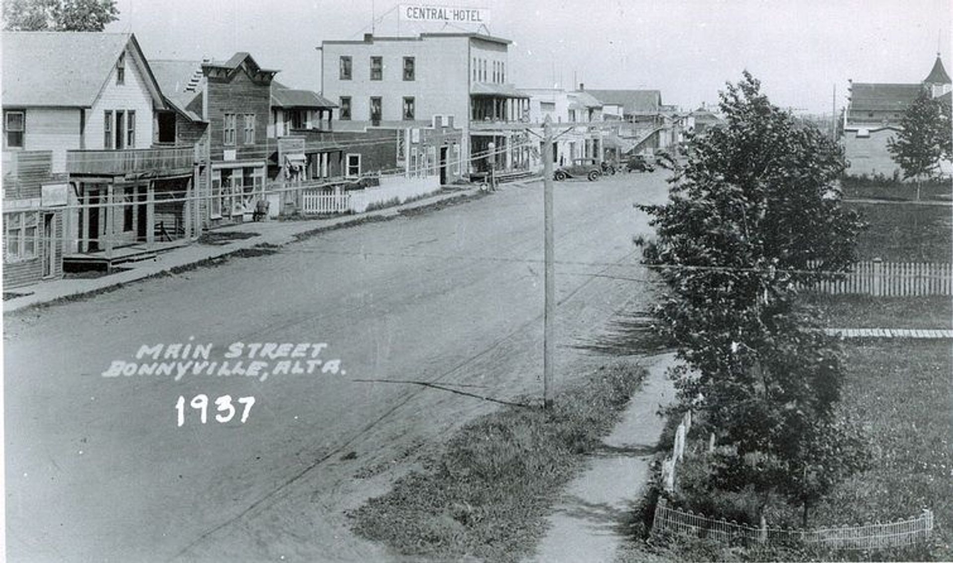 Main Street Bonnyville 1937