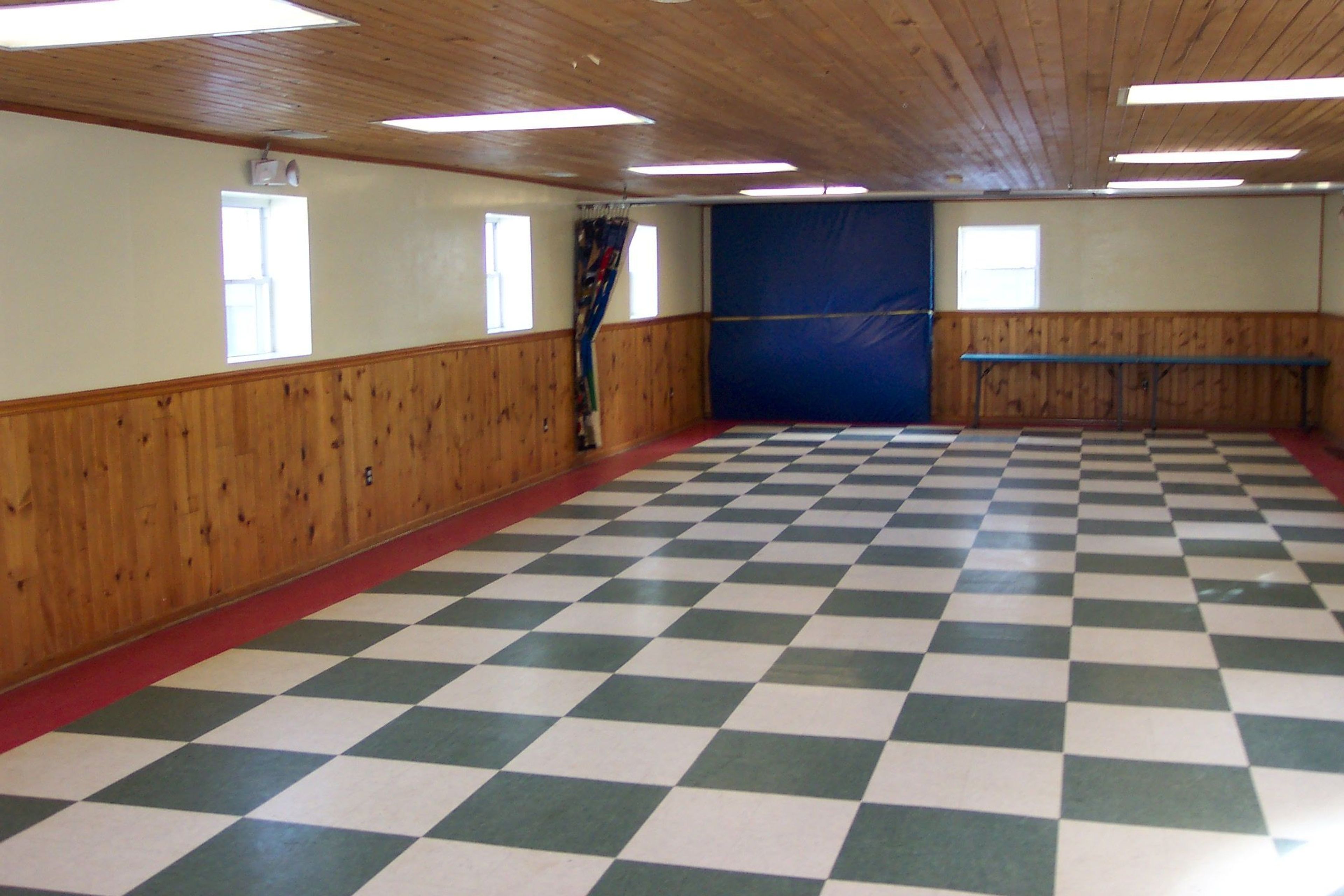 Tile Room inside Allison-Jukebox Community Center