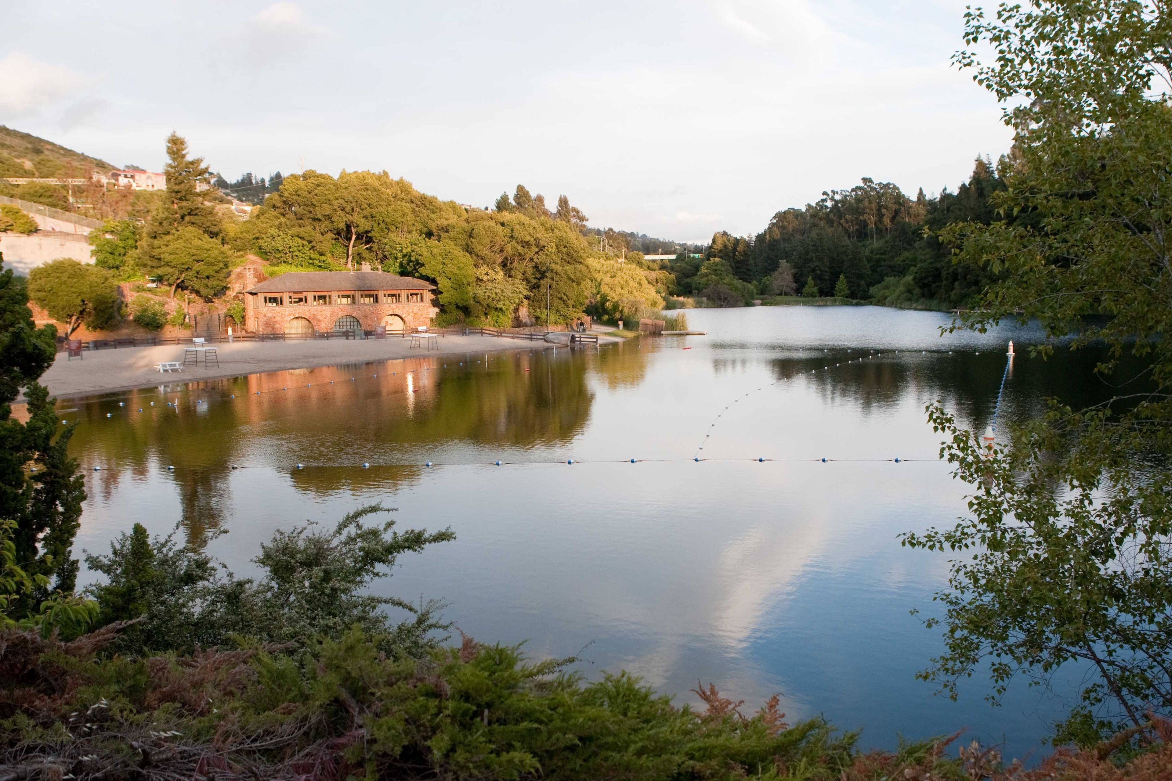 Lake Temescal beach house