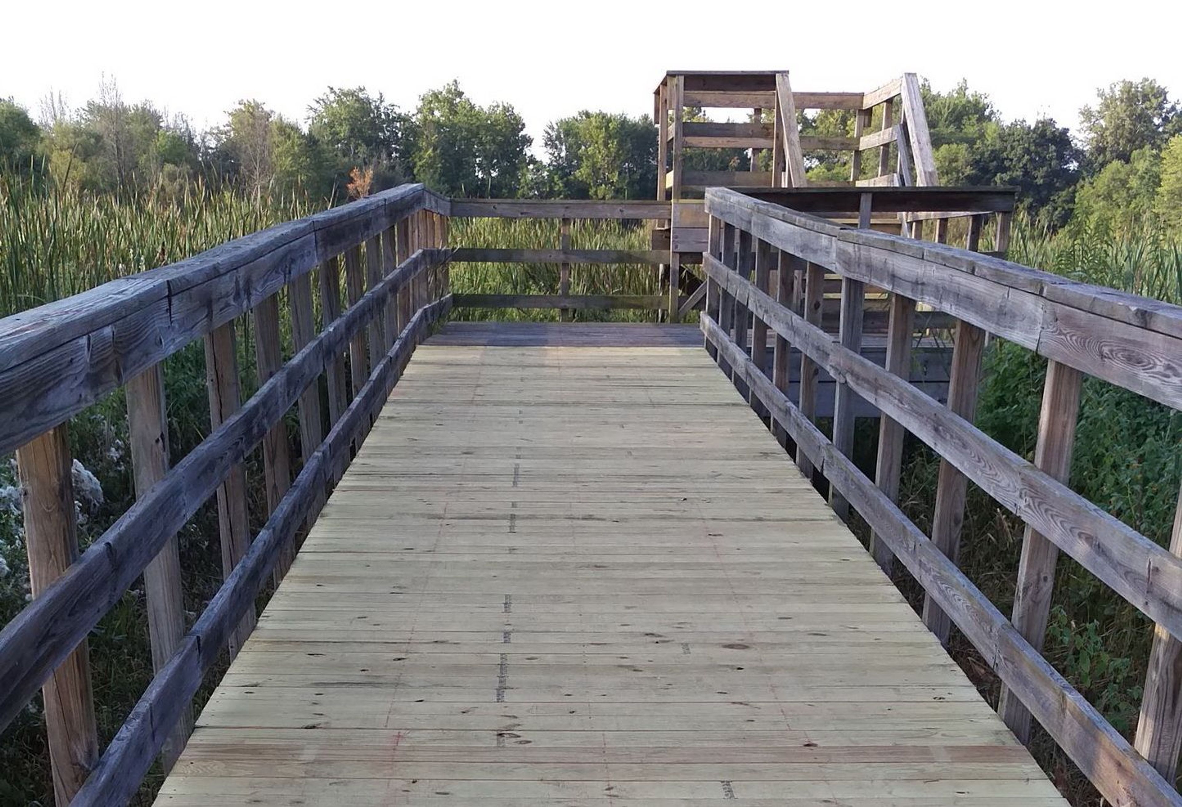 Beyer Farm boardwalk. Photo by Warsaw Indiana Gov.