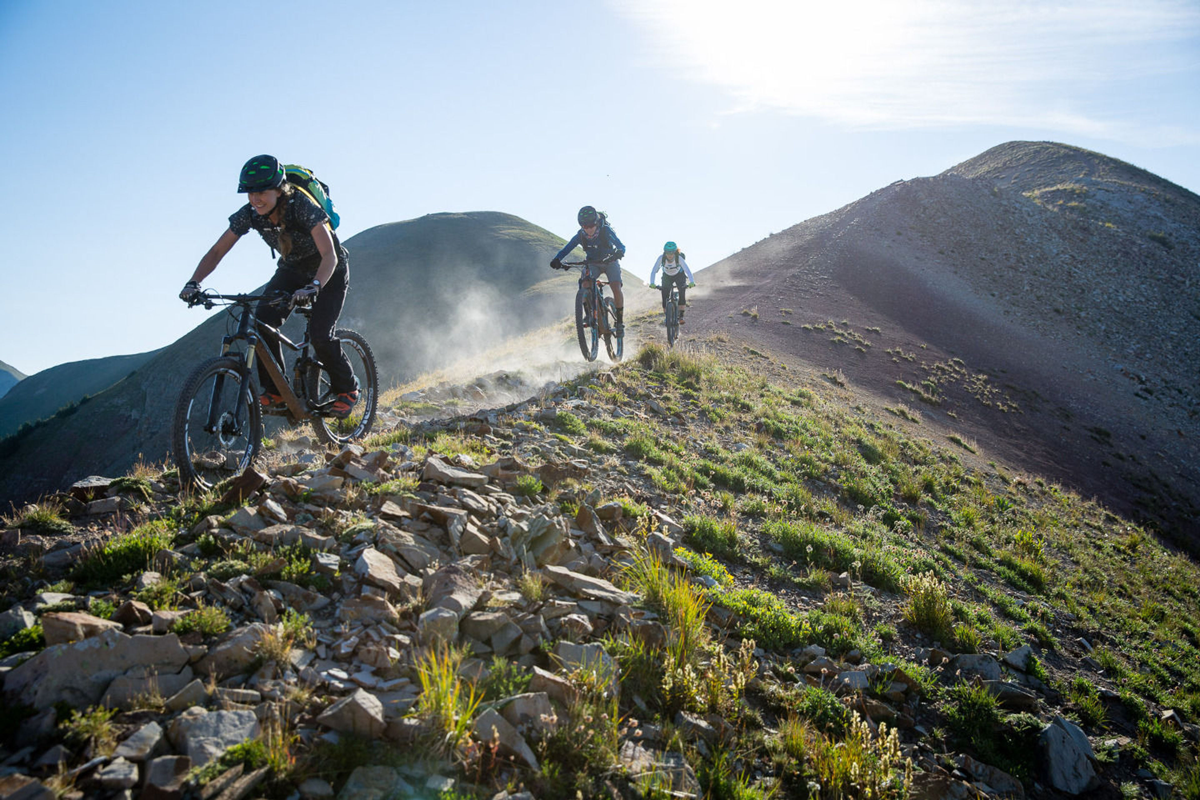 A 15% average grade  that challenges endurance. Photo by www.uncovercolorado.com.