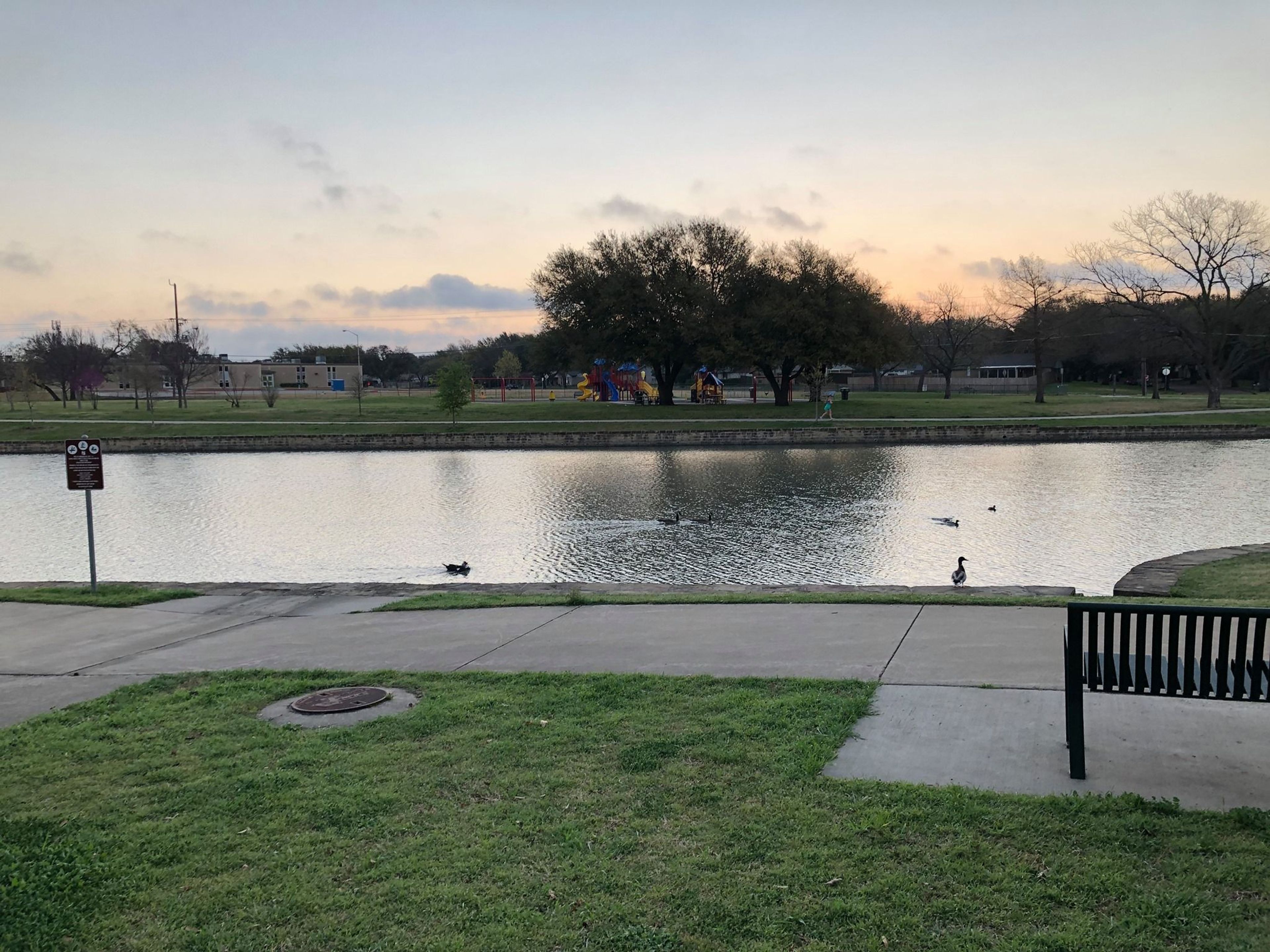 The Chisholm Trail passing thru one of Plano's City Parks. Photo by City Plano Parks  & Rec Staff.