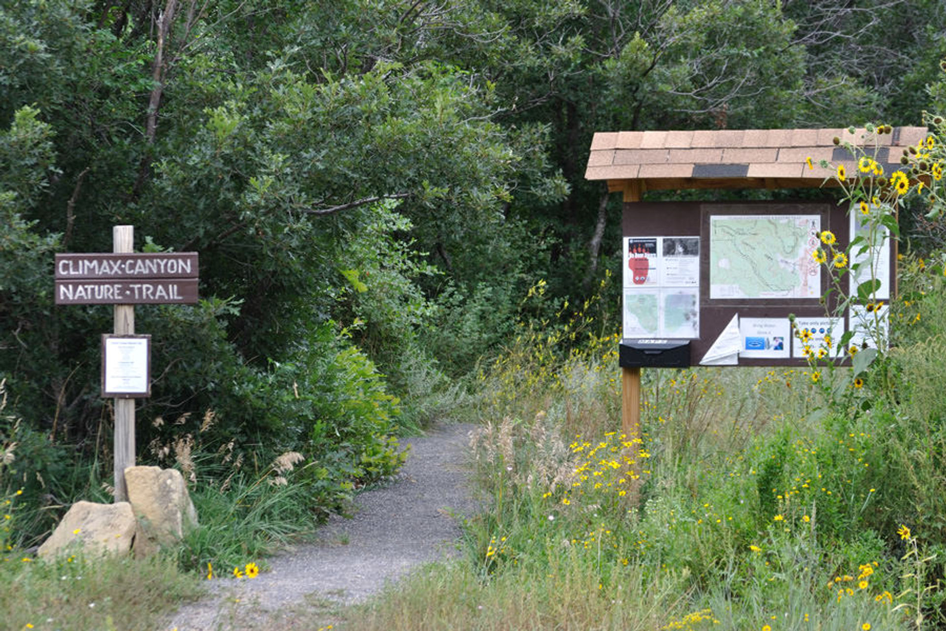 Climax Canyon Nature Trail Trail head