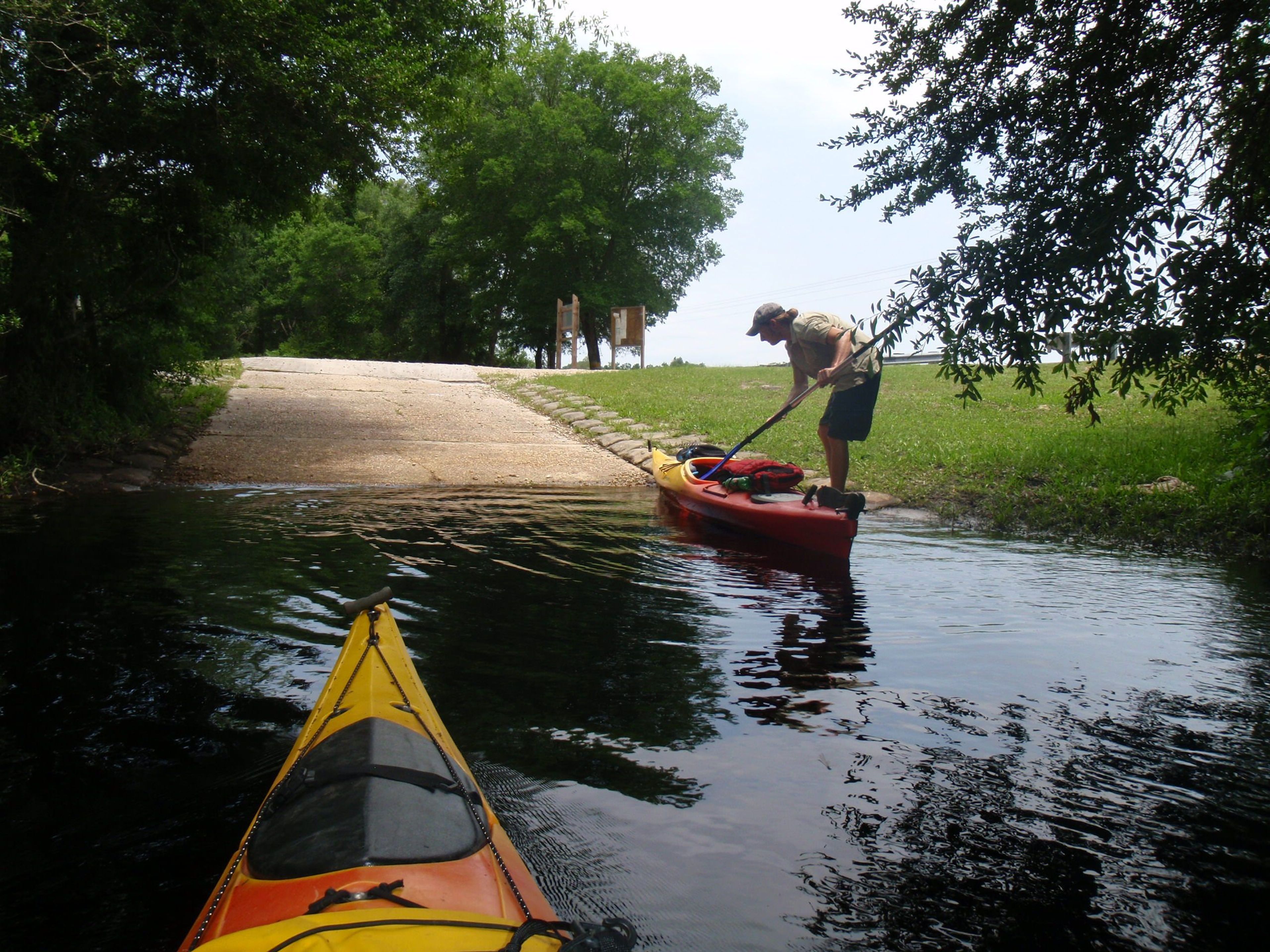 Econfina River access at US 98 bridge