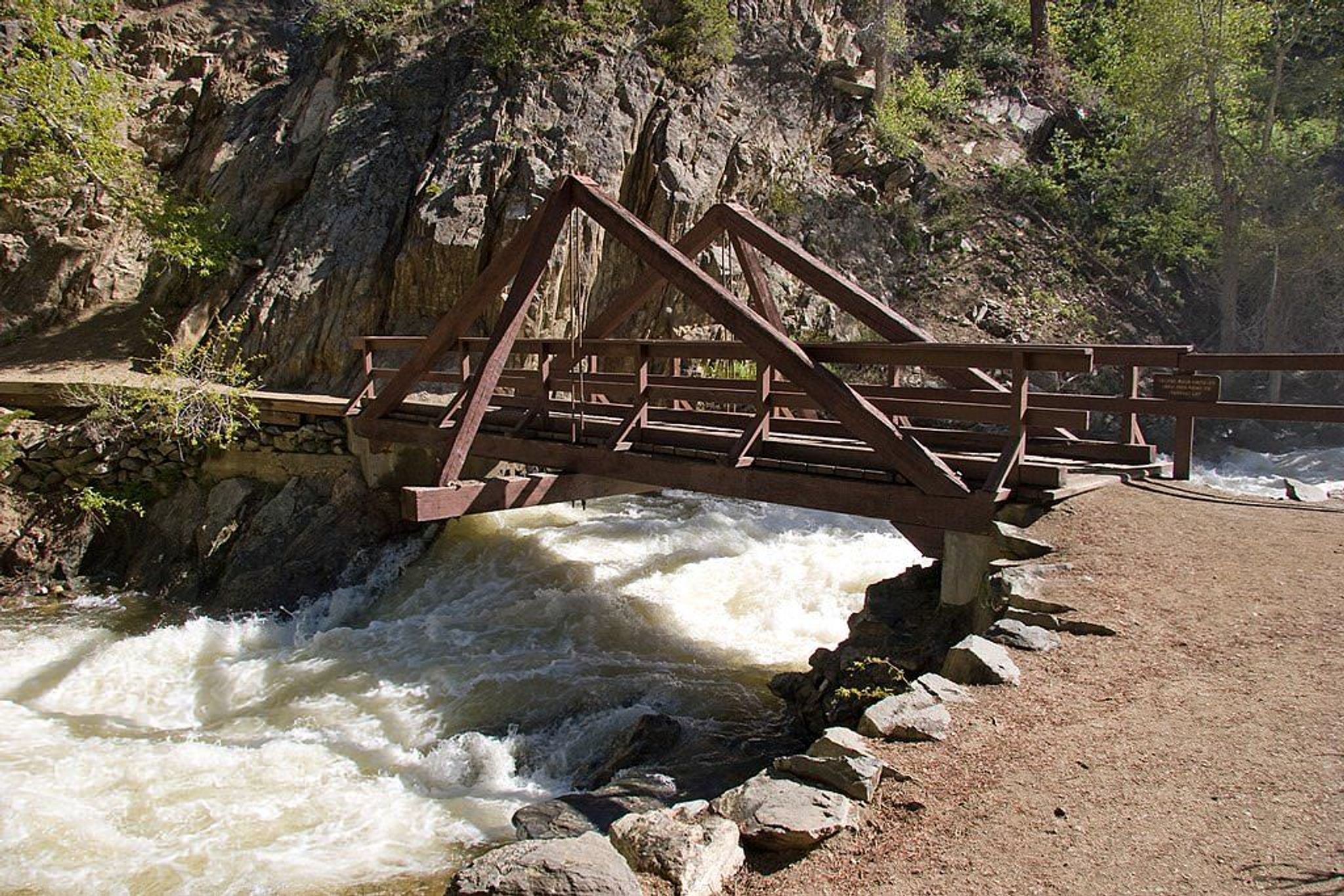 Fish Creek Falls, near Steamboat Springs. Photo by Kimon Berlin.