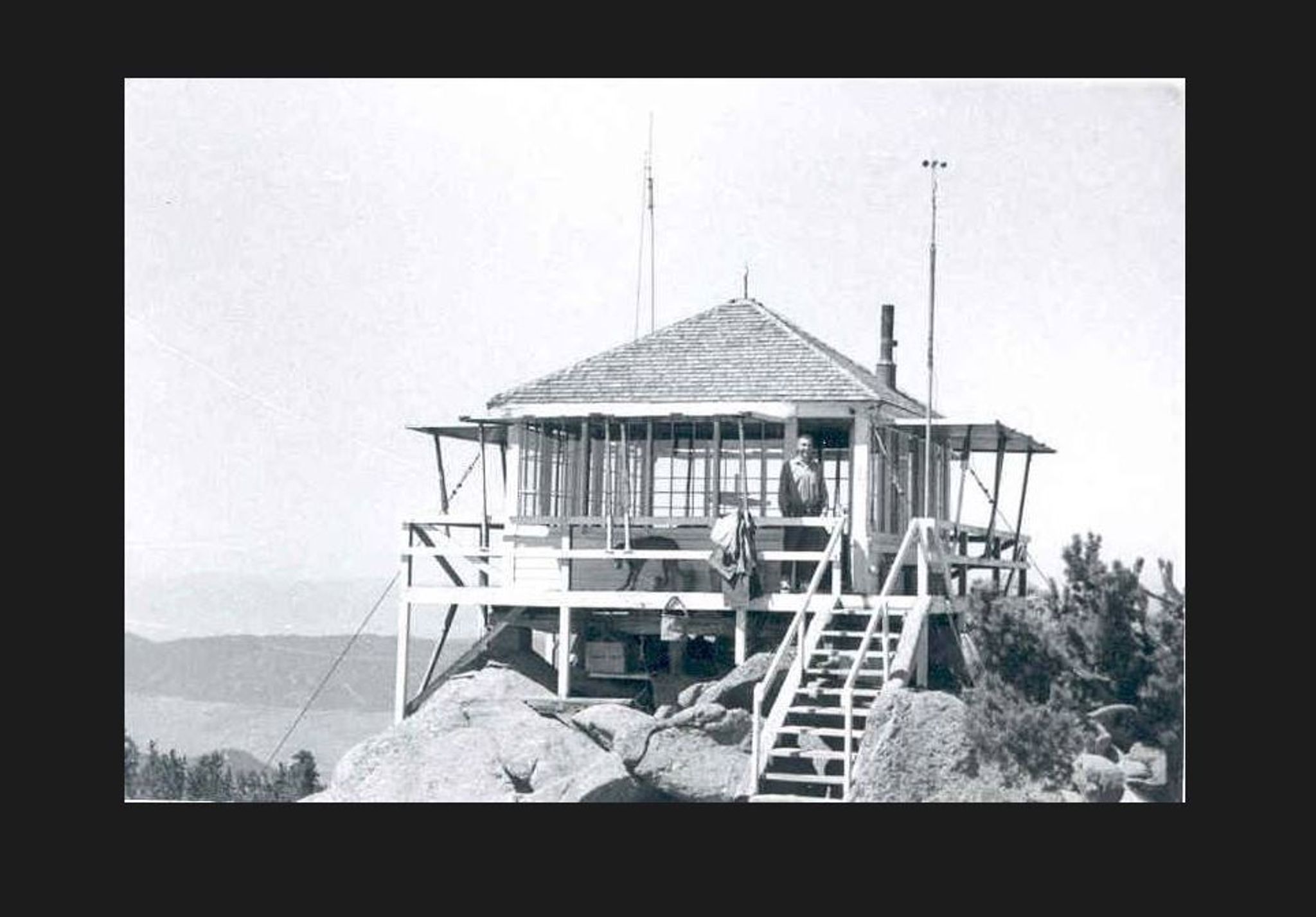 Haystack Mtn.  Lookout built in 1936. Photo by USFS.