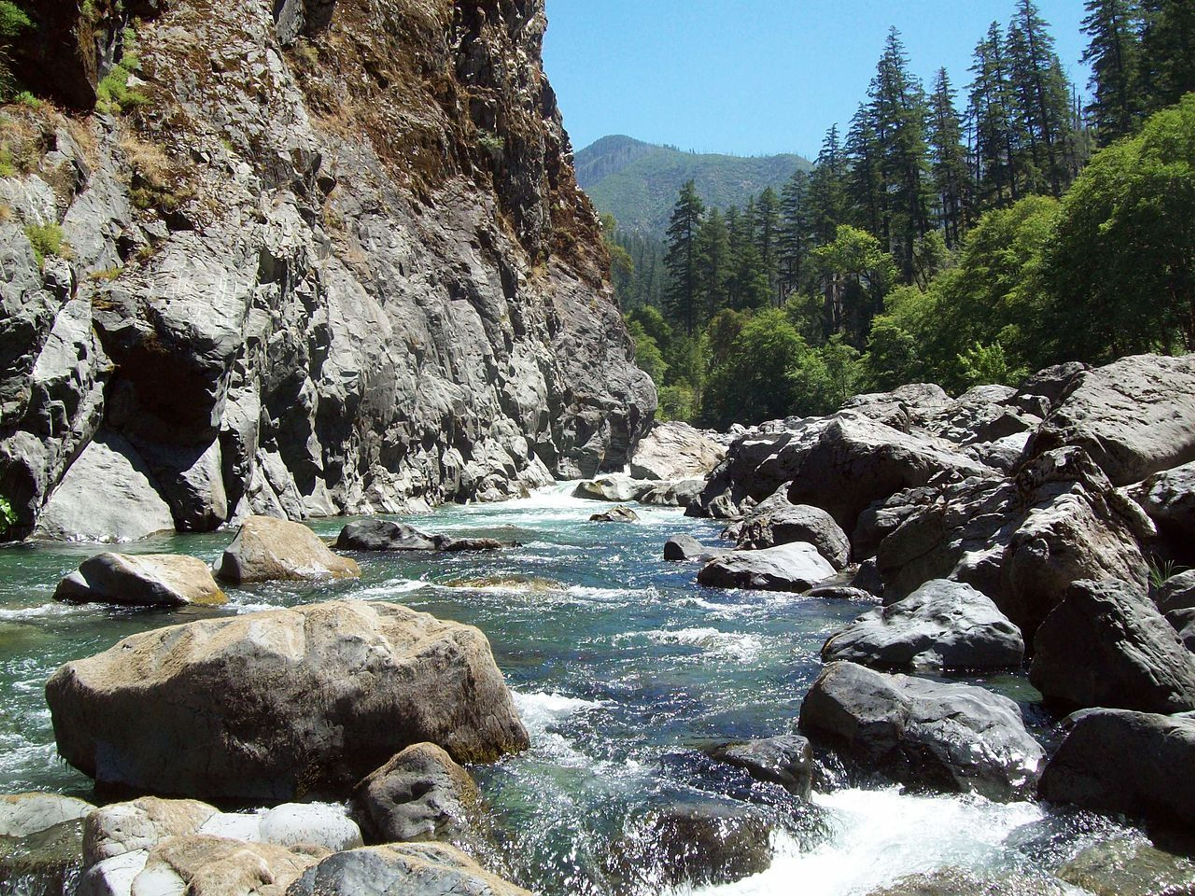 A scene along the Illinois River in Oregon. Photo by An errant knight.