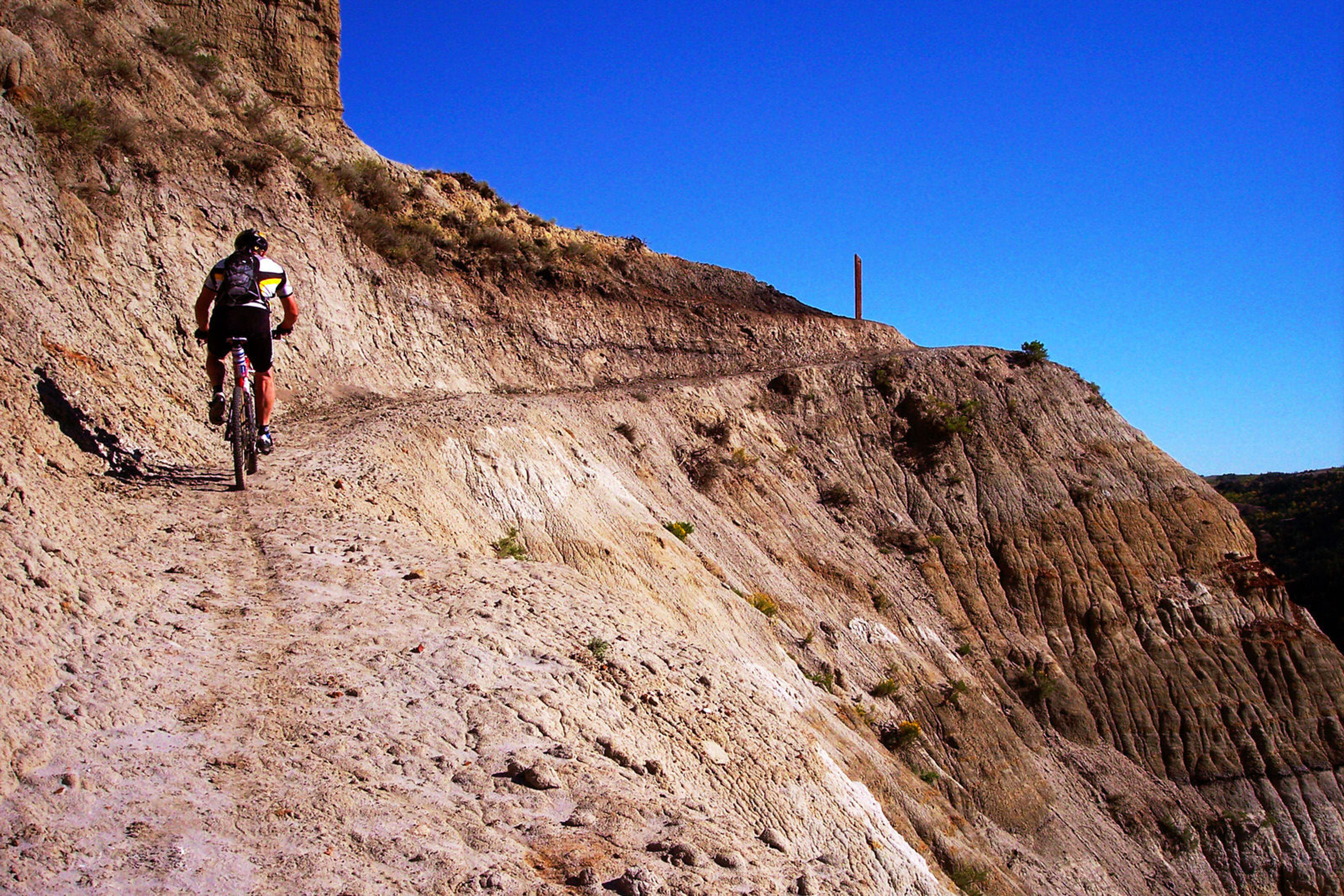 Biking the Maah Daah Hey. Photo by Lorne Reimer.