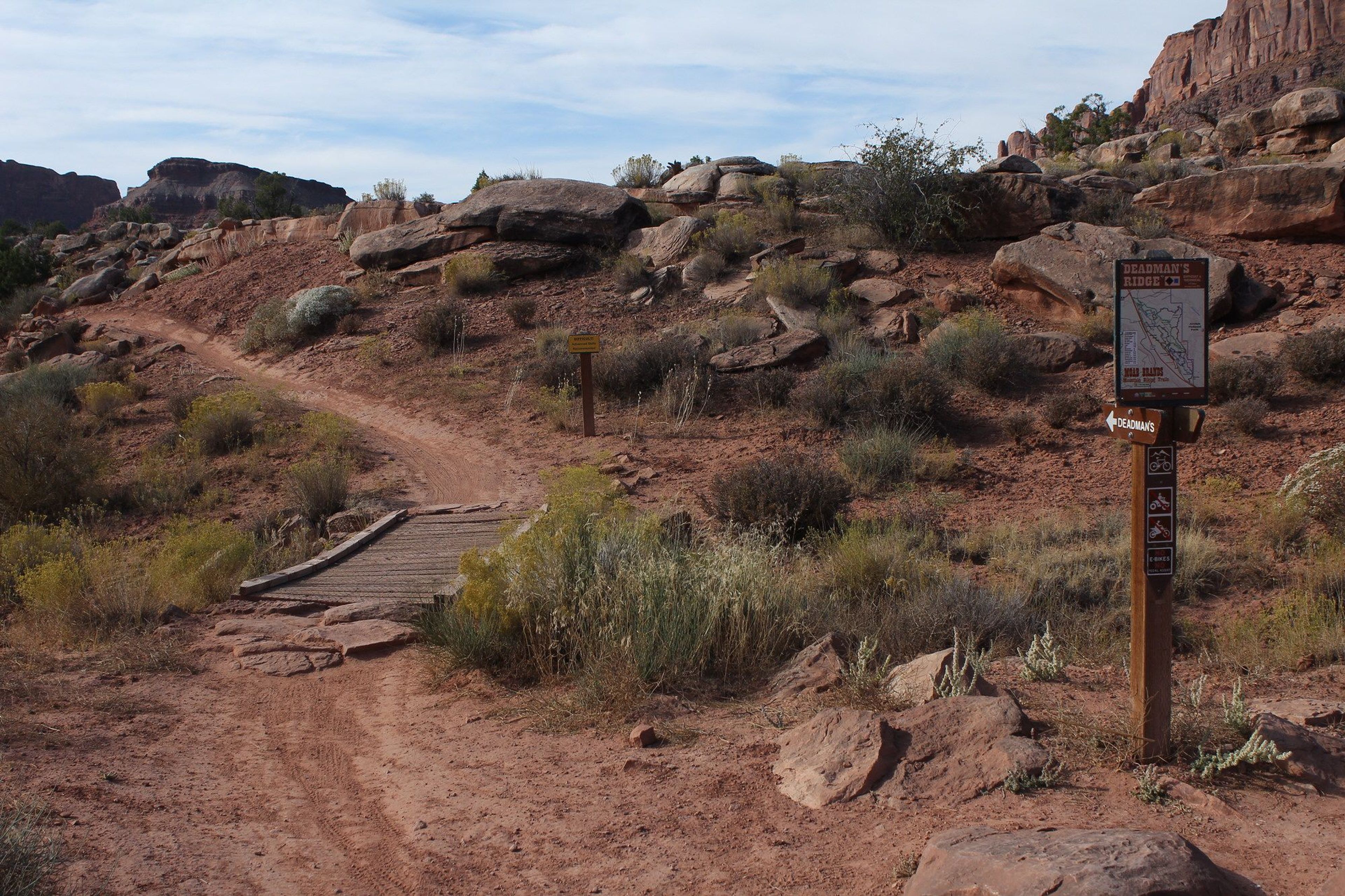 Deadman Ridge trail (Moab Brands trail system)