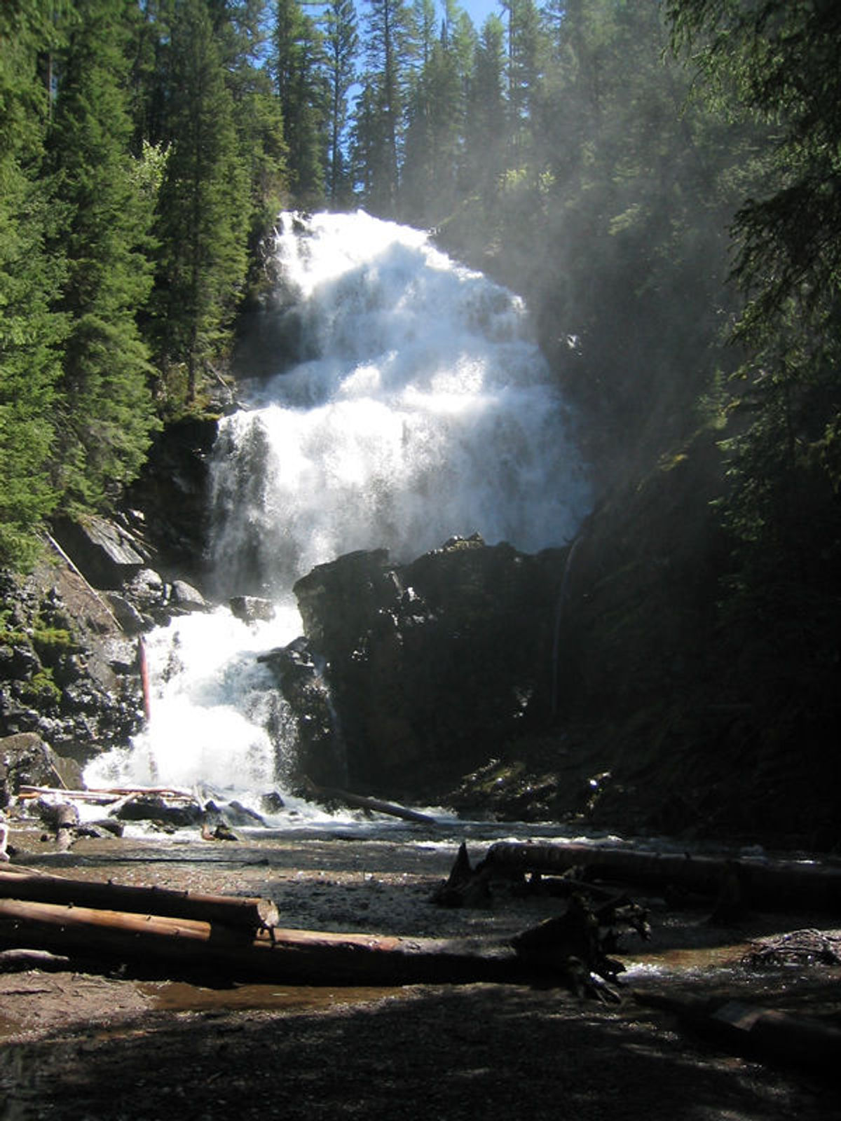 Morrell Falls. Photo by USDA Forest Service.