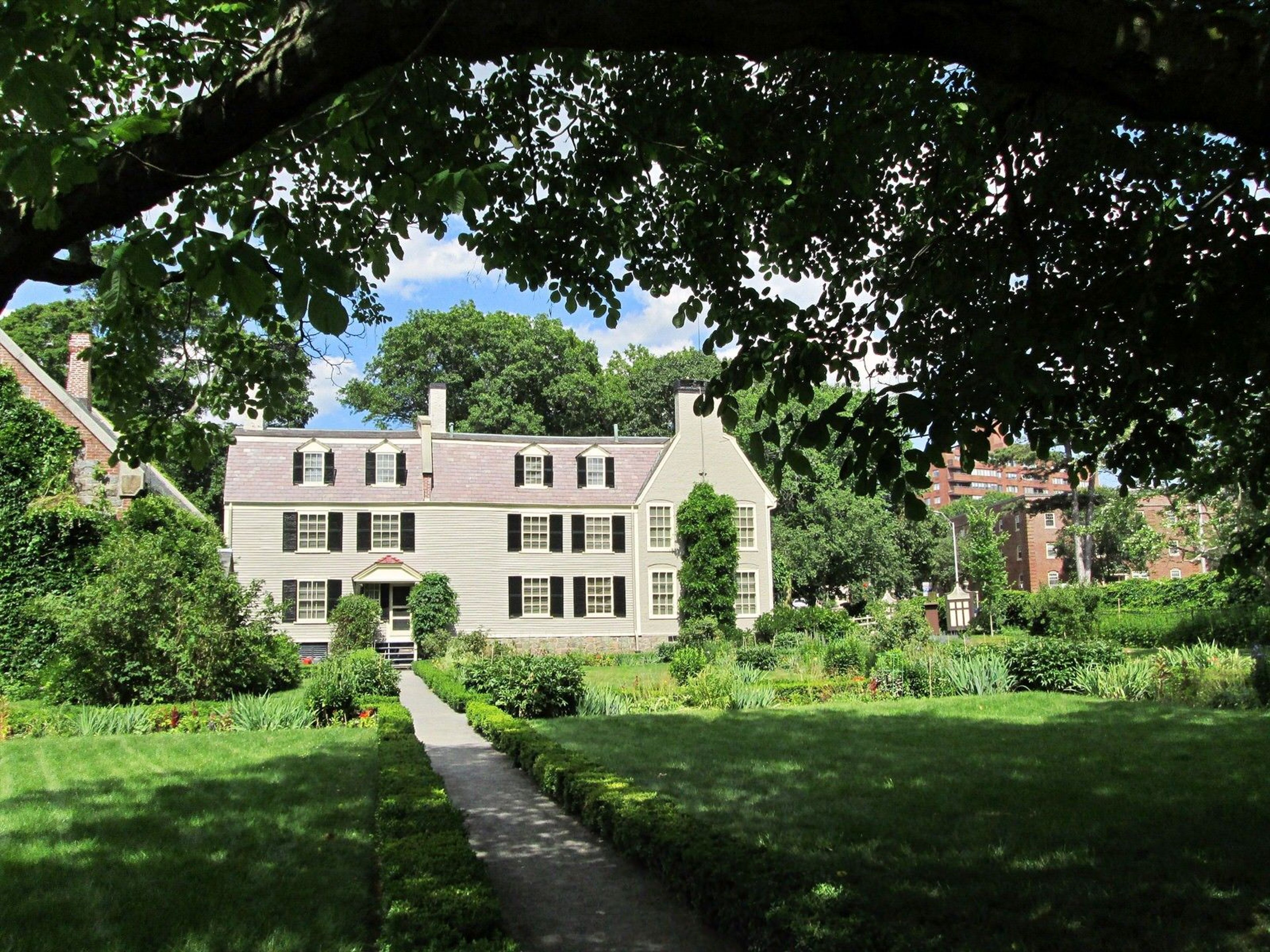 The Old House at Peace field, built in 1731, was home to four generations of the Adams family. Photo by Valerie A. Russo.