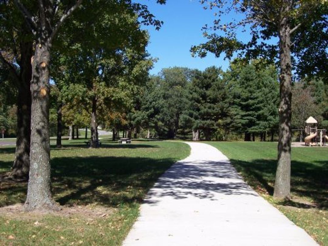 Bike Trail portion at Dam West Day Use