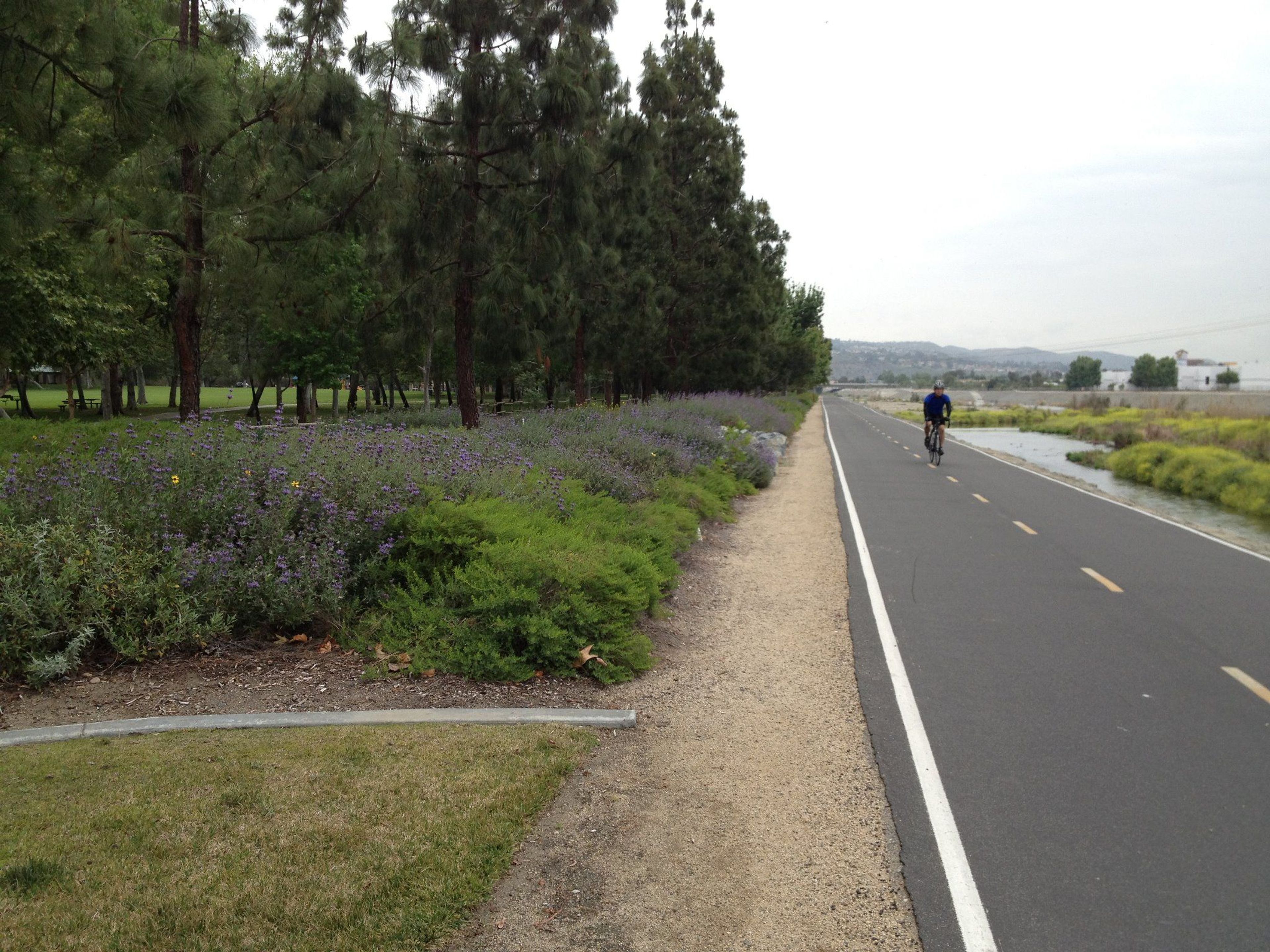 Santa Ana River Trail at the NRT designation ceremony. Photo by Orange County Parks.