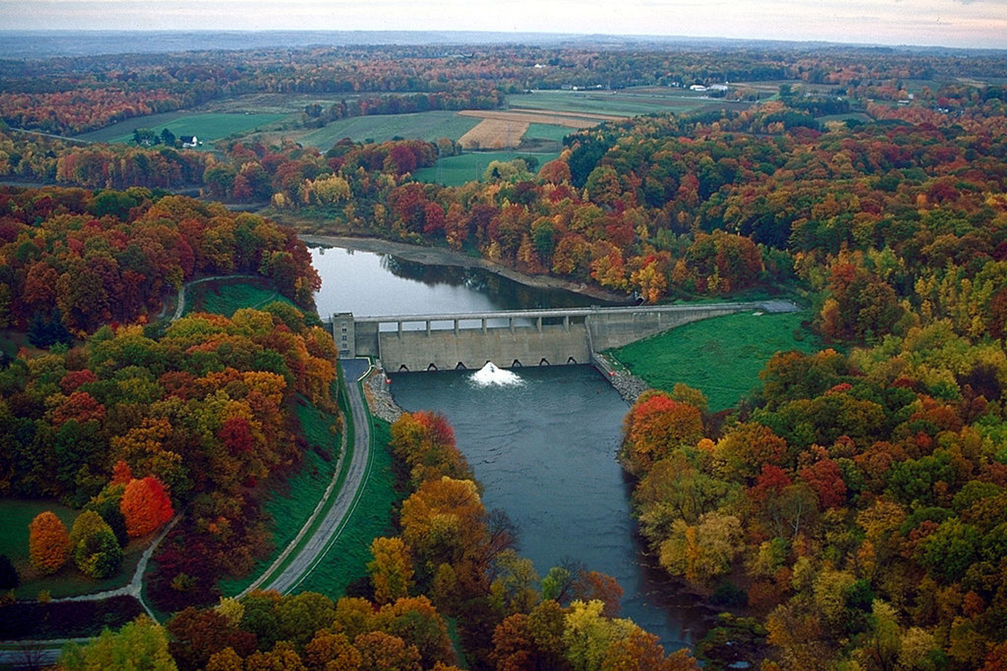 Shenango River Lake on the Shenango River. Photo by USACOE.