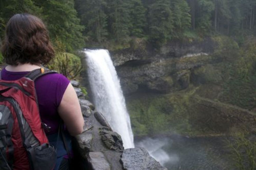 South Falls, at the start of the trail